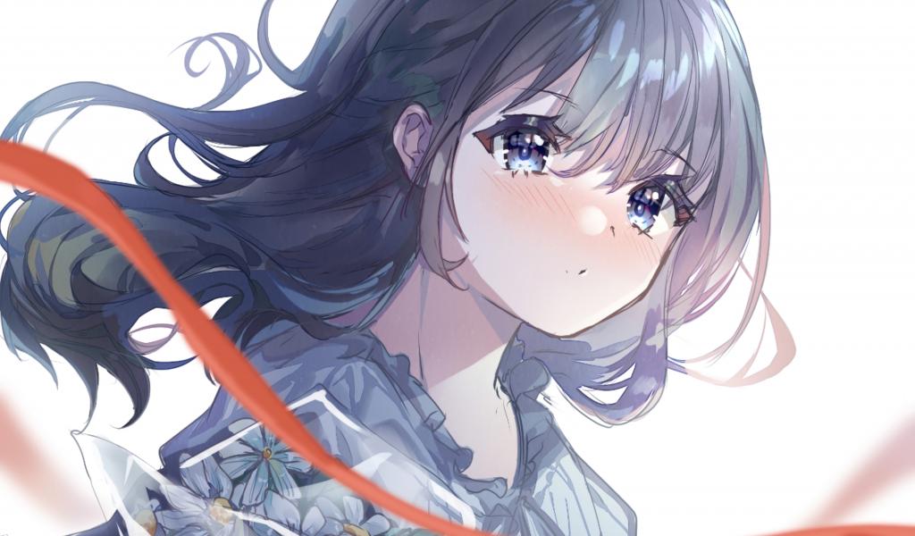 Girl Face Sad Anime