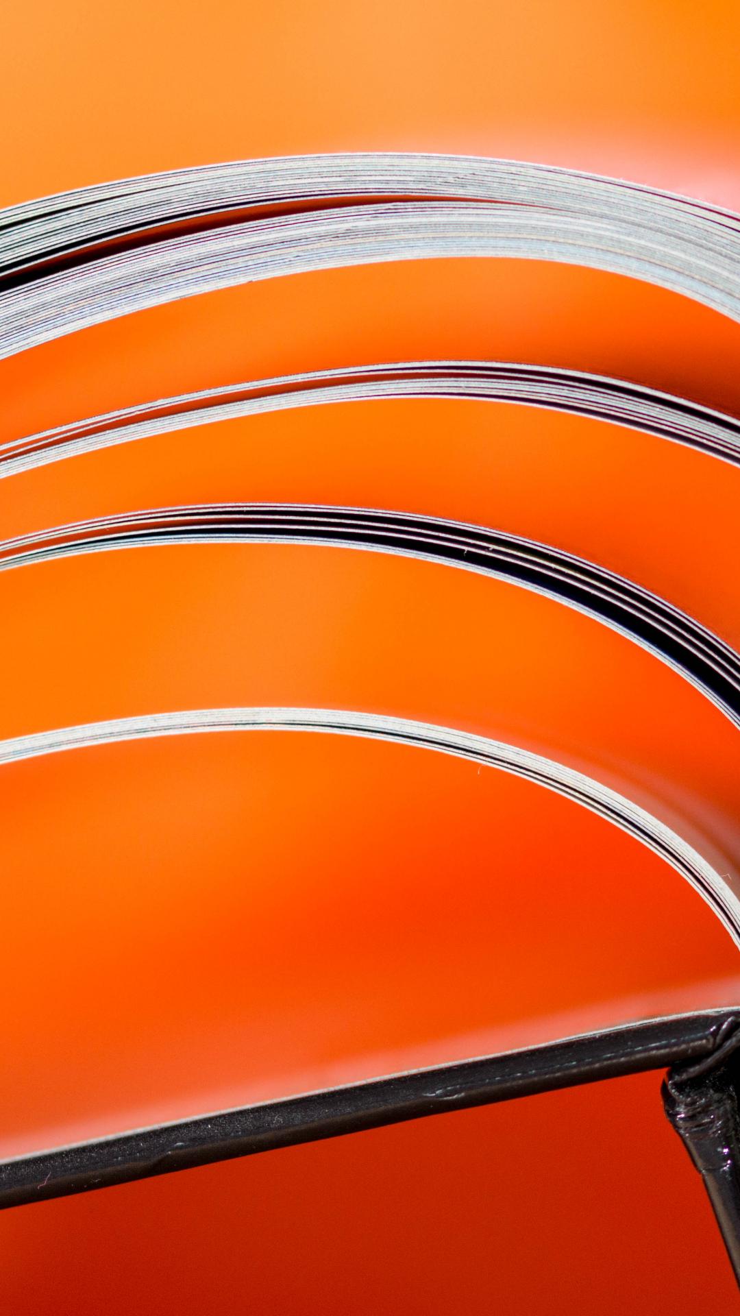 Book Pages Orange