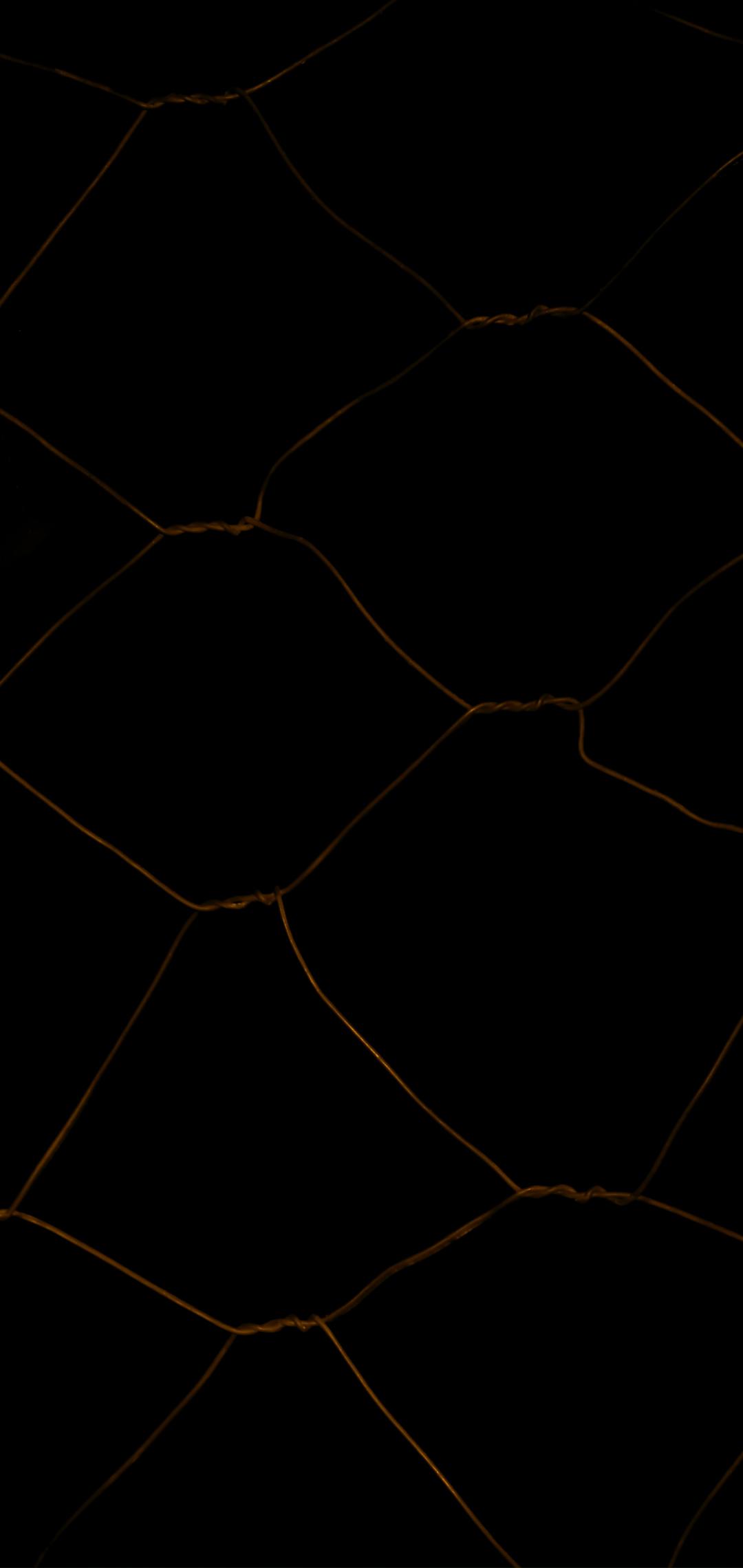 Fence Mesh Darkness Black