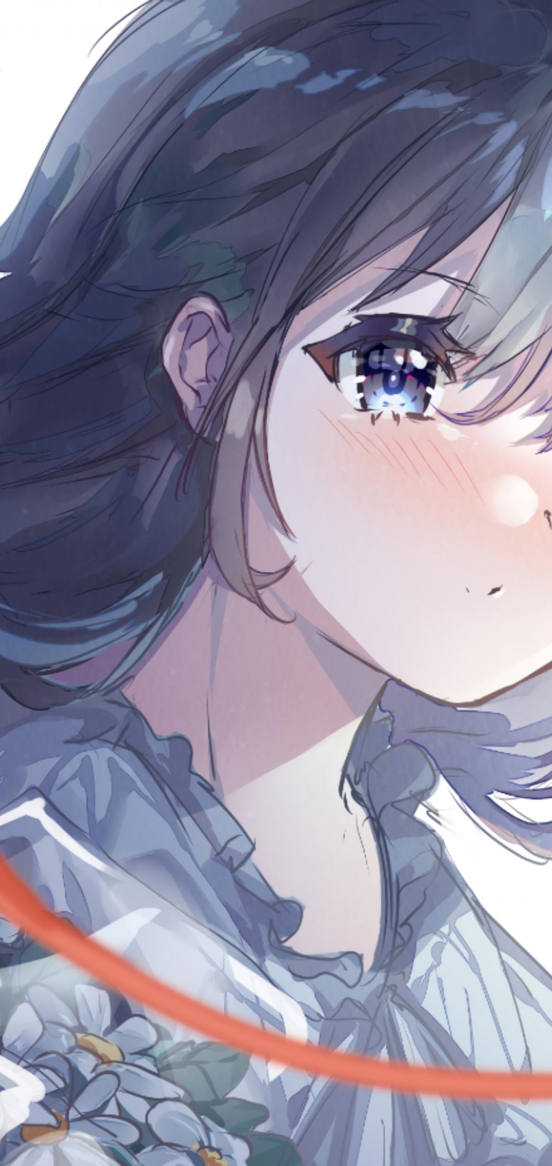 Girl Face Sad Anime