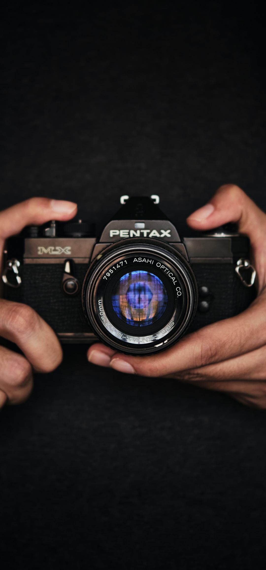 Camera Objective Lens Hands Photographer