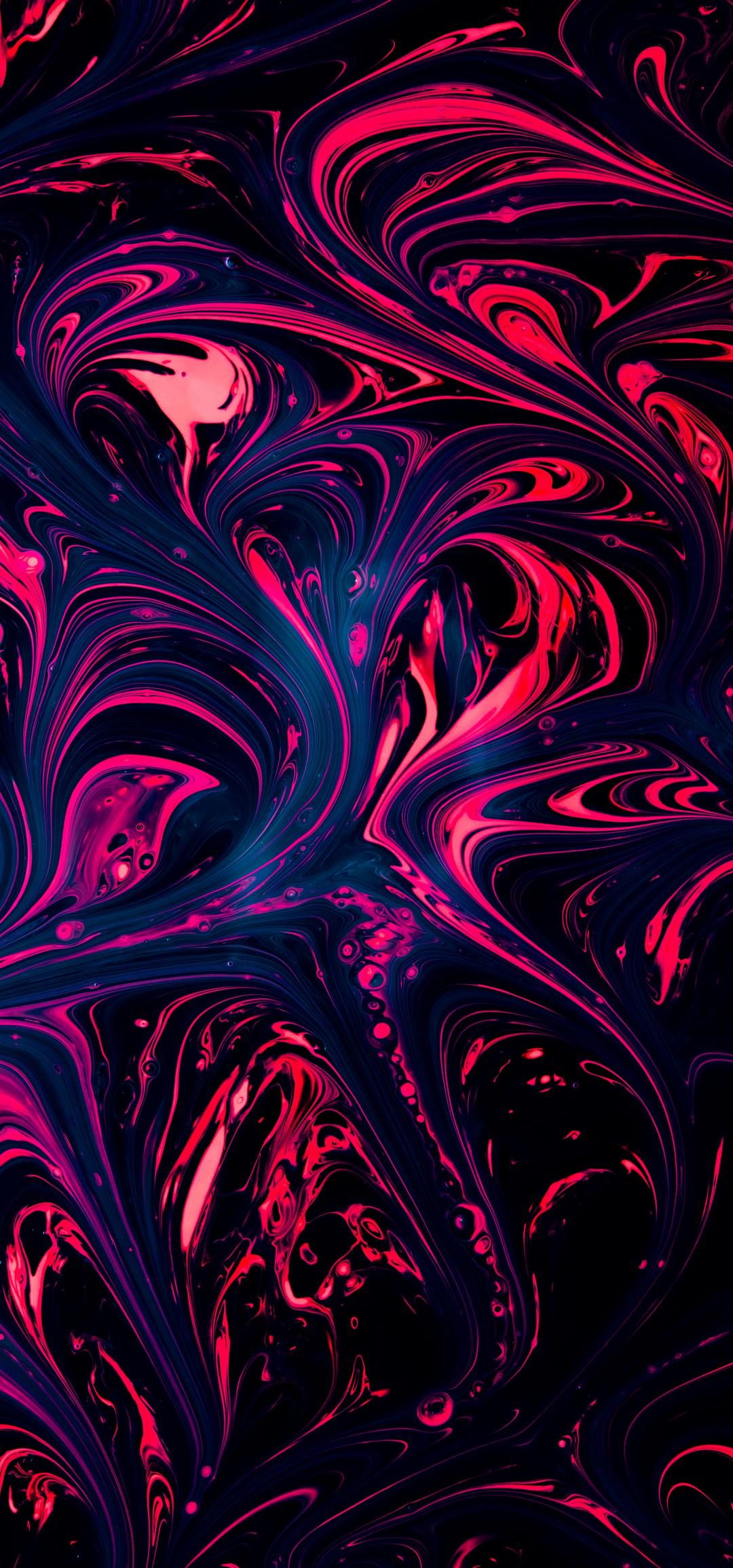 Paint Stains Abstraction Purple