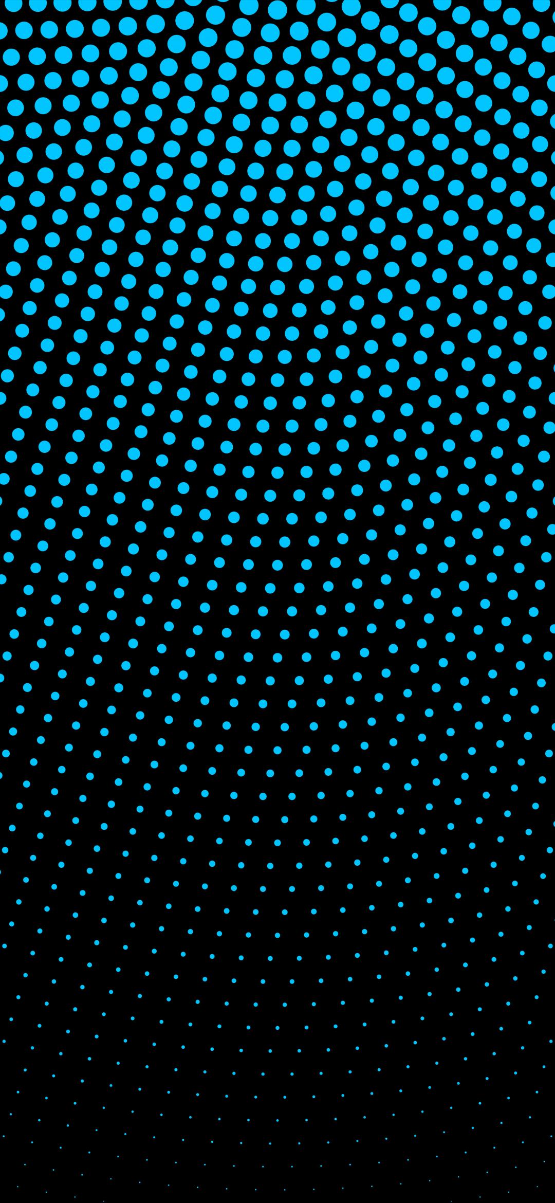Circles Points Blue Abstraction