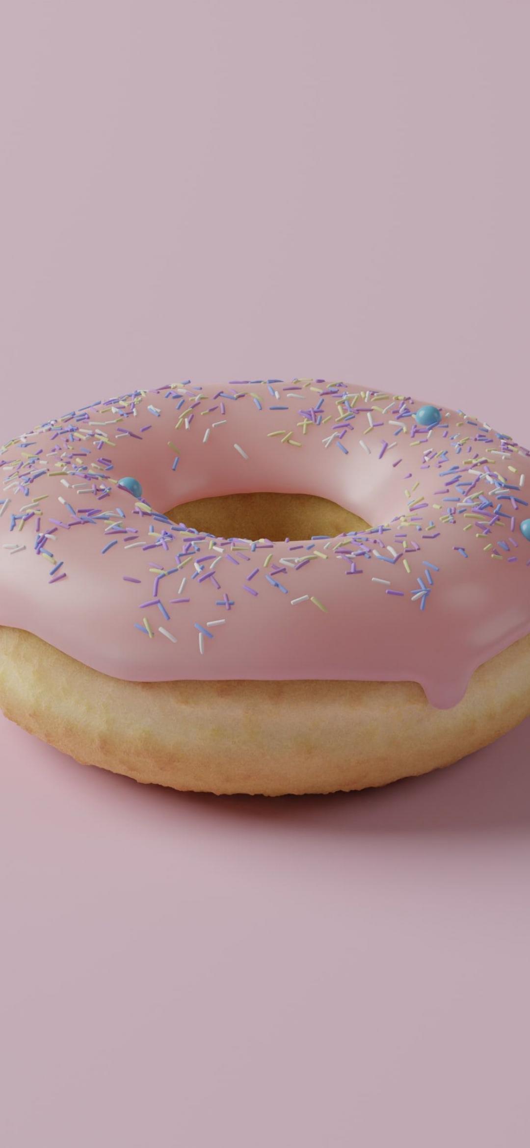 Donut Icing Sprinkling Pink