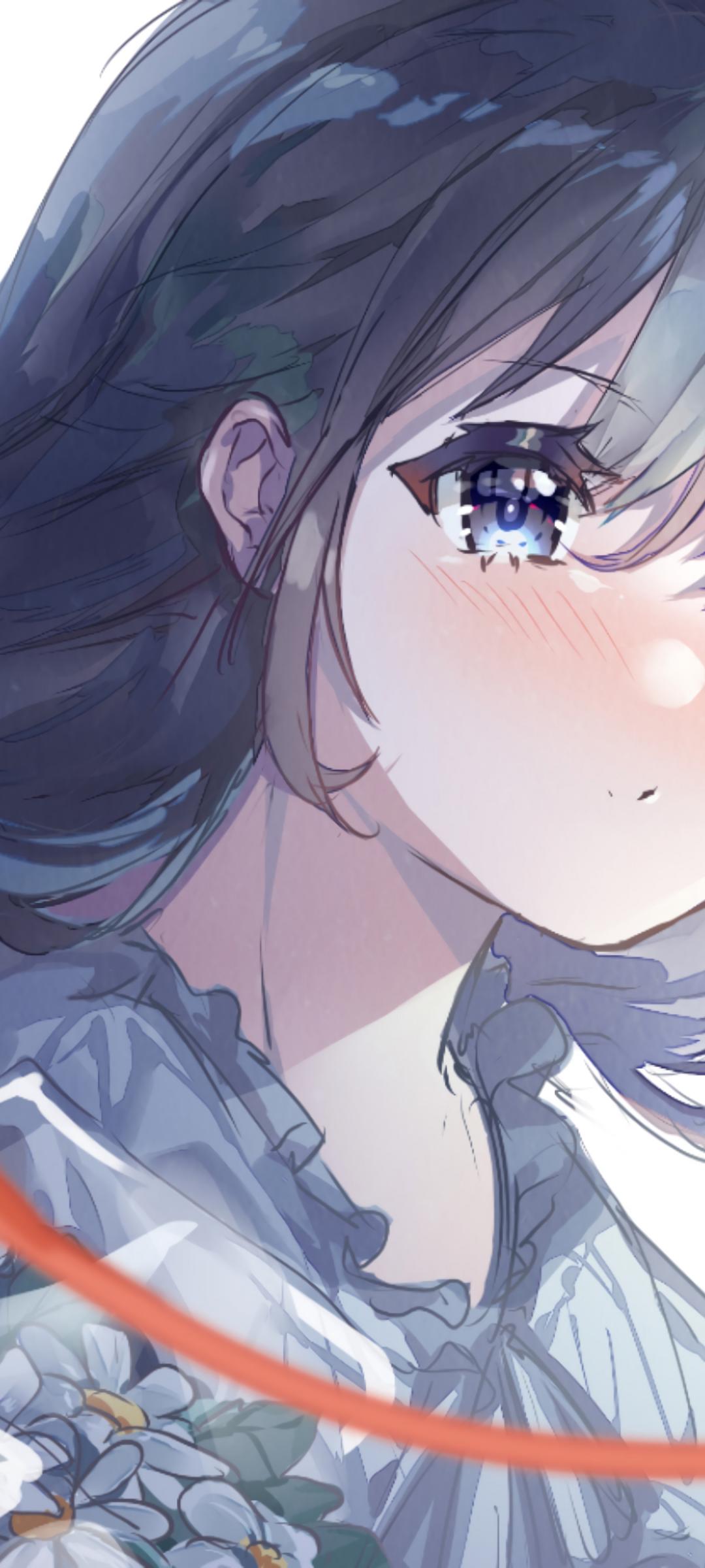 Girl Face Sad Anime