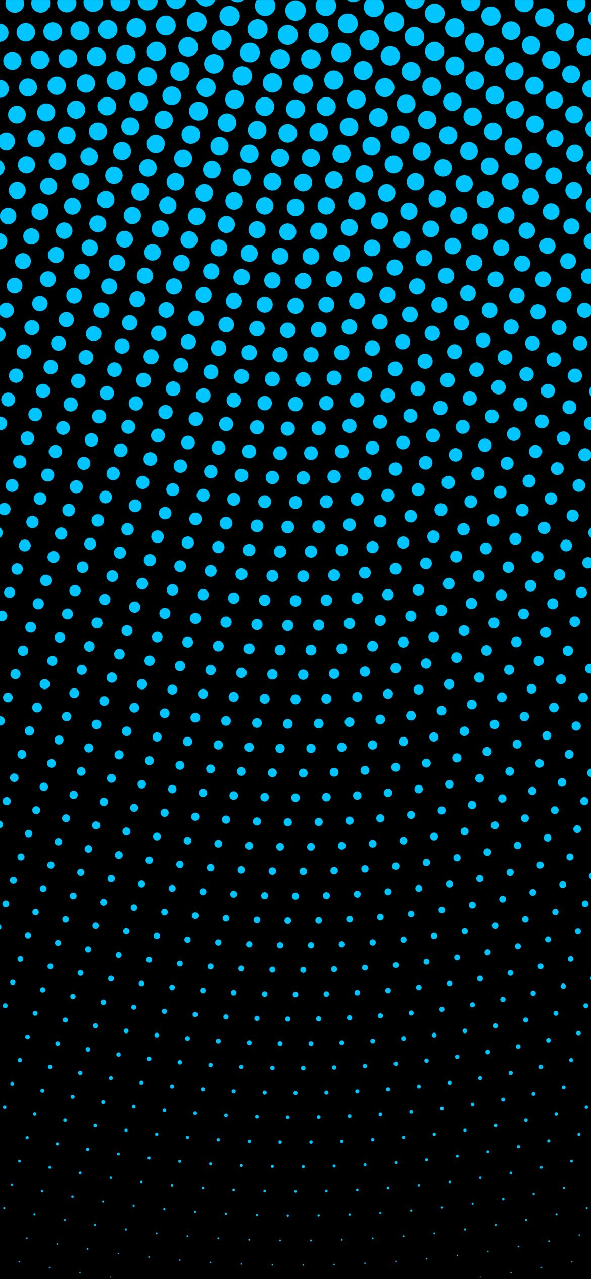 Circles Points Blue Abstraction