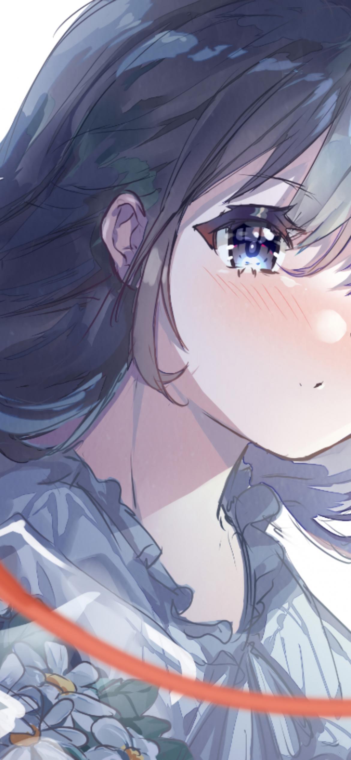 Girl Face Sad Anime