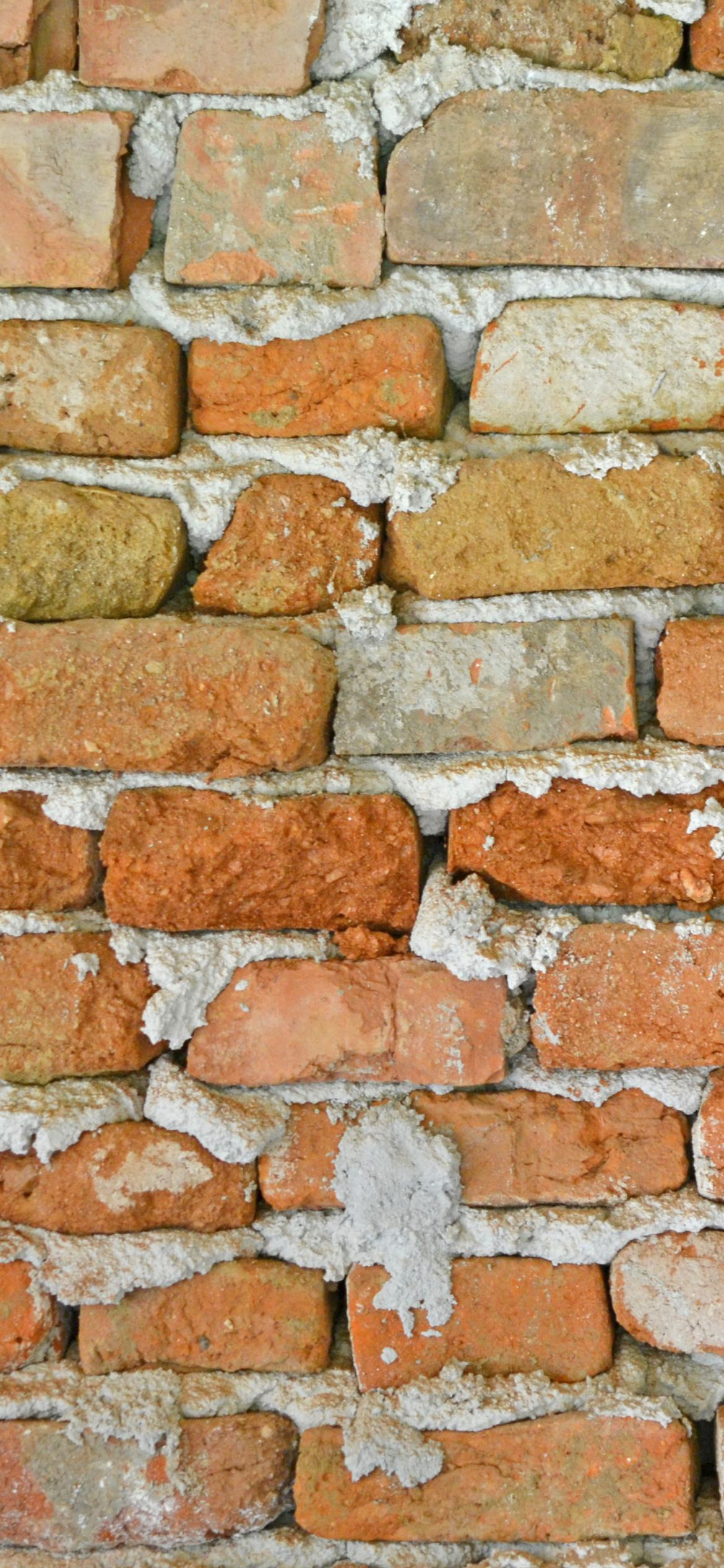 Wall Brick Surface Rough Brown