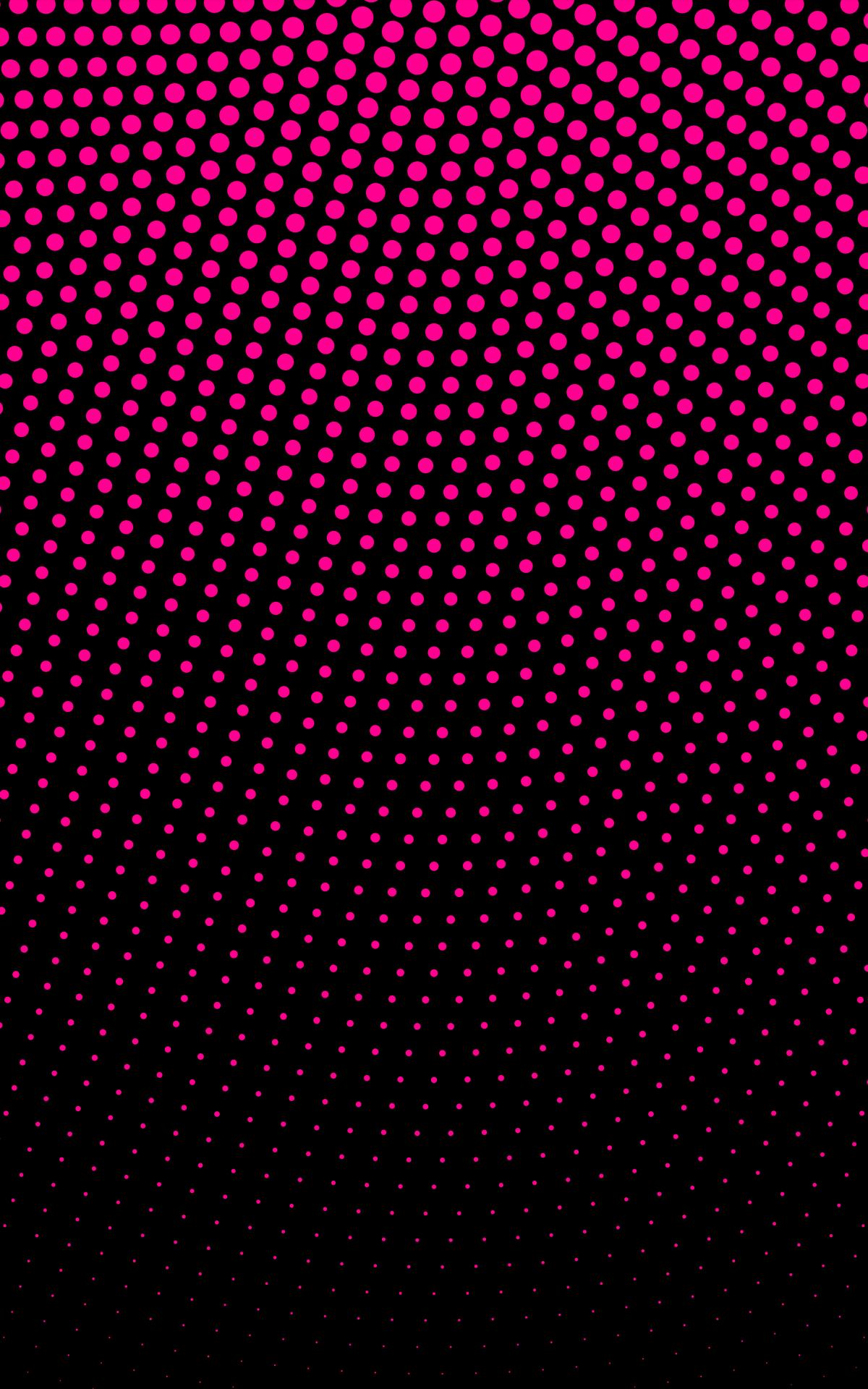 Dots Circles Pink Abstraction