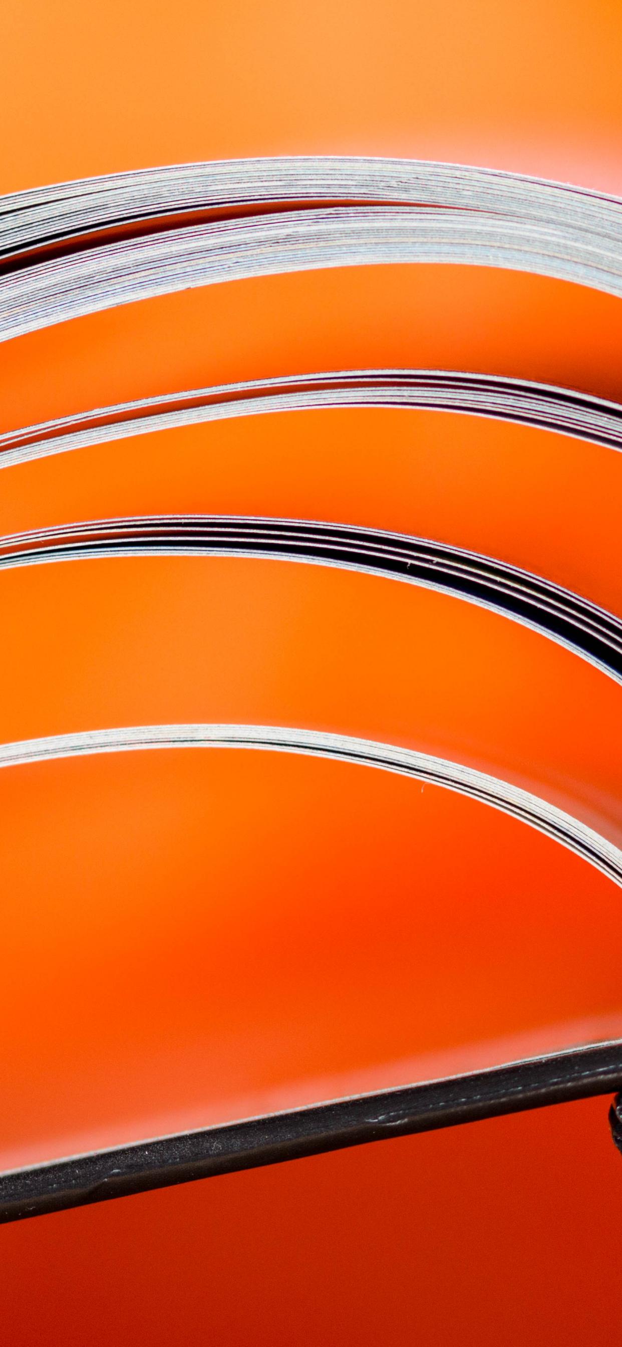 Book Pages Orange