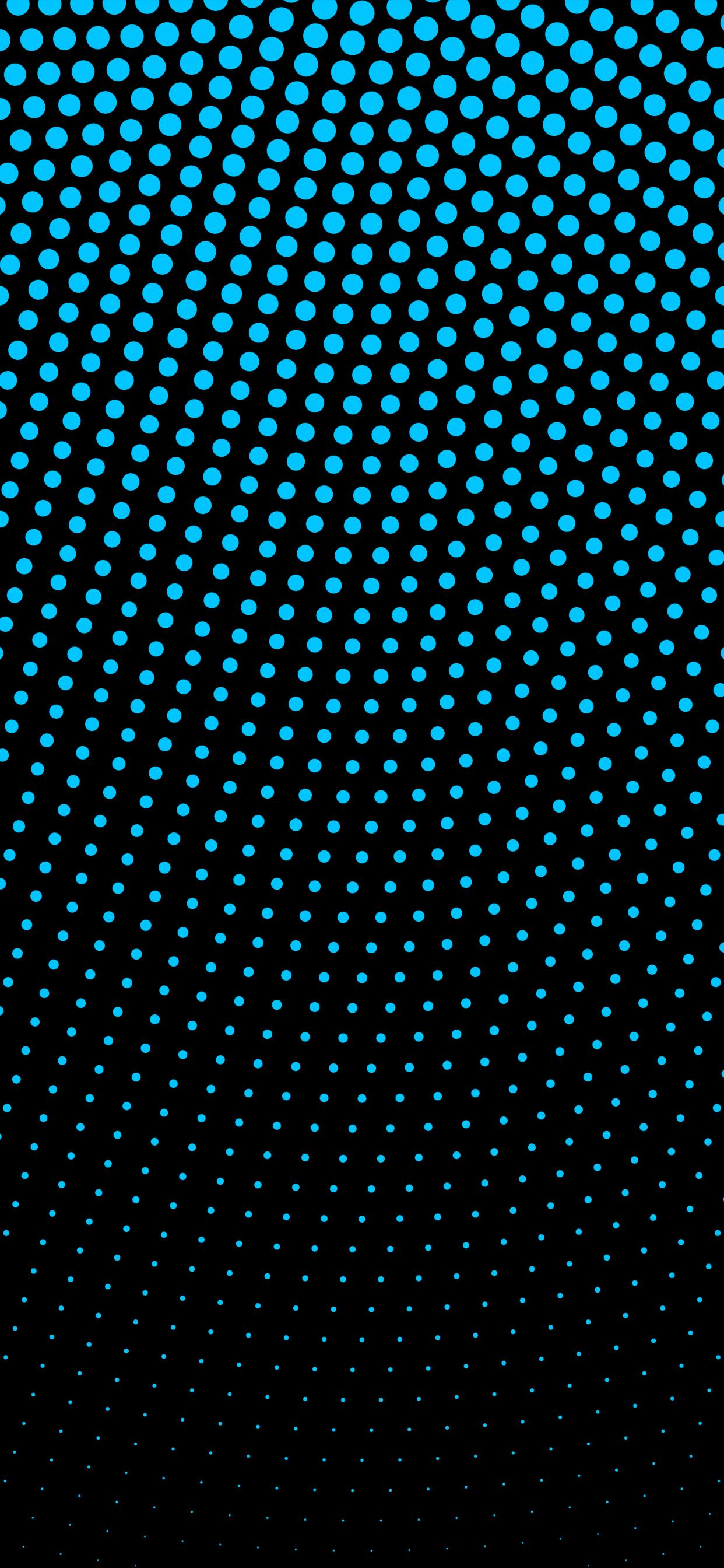 Circles Points Blue Abstraction