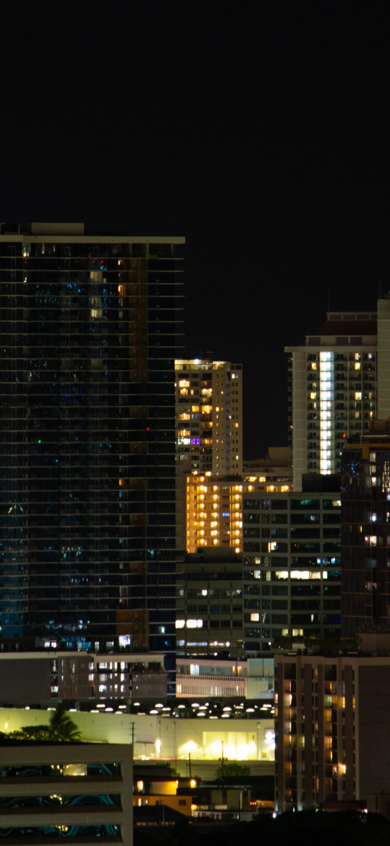 Night-city City Buildings Lights