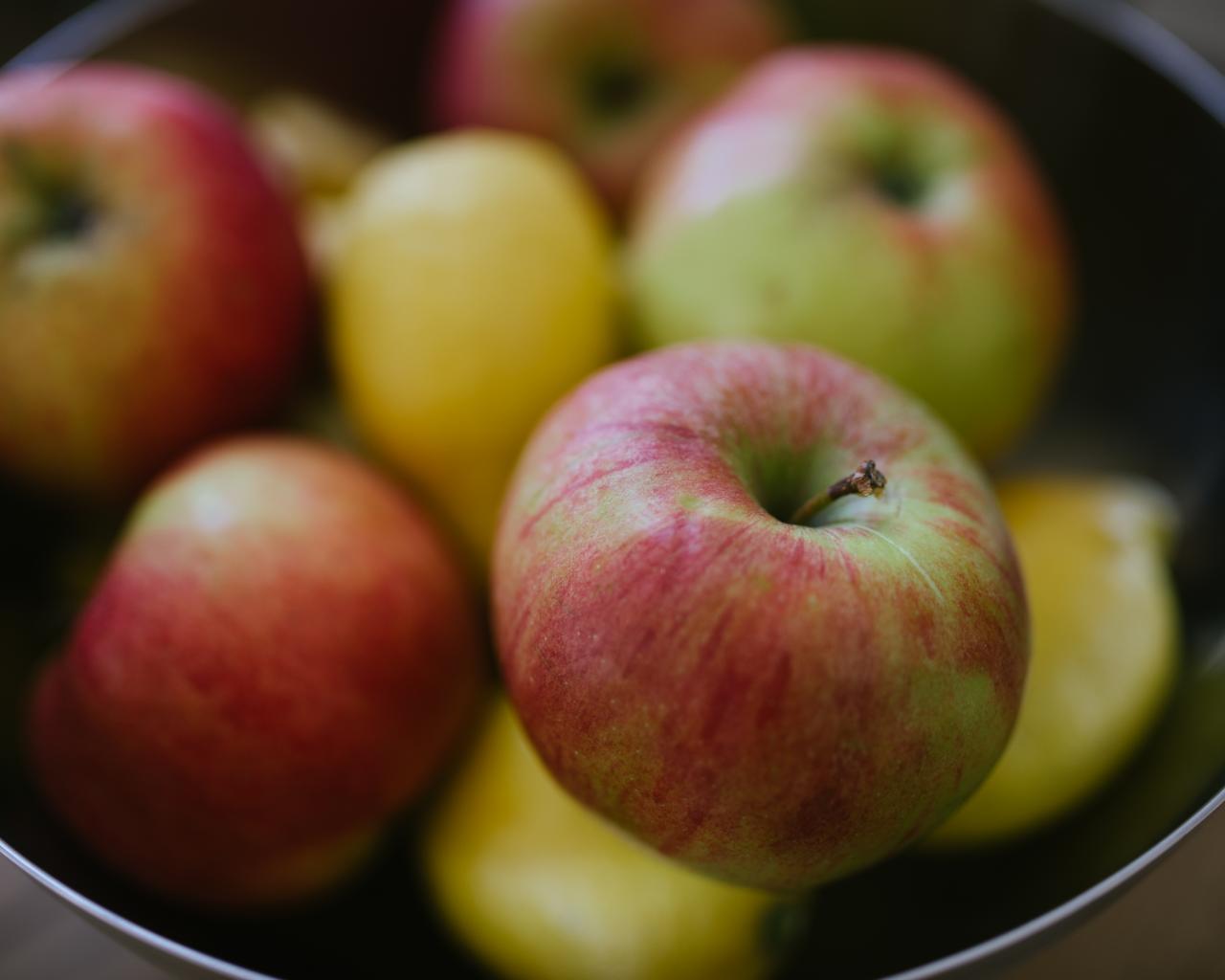 Apples Fruit Fresh Bowl