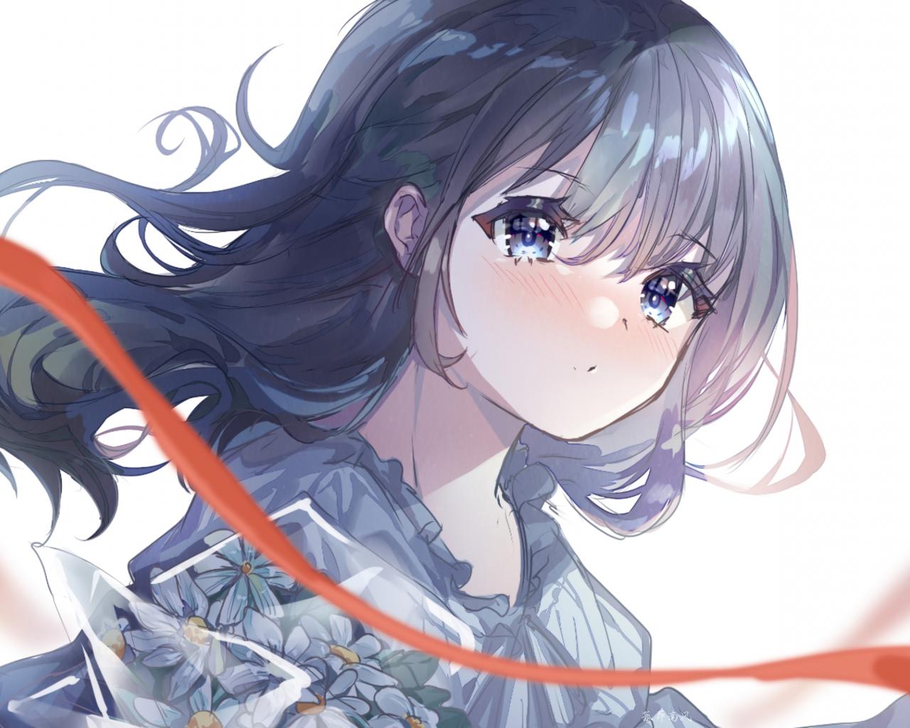 Girl Face Sad Anime