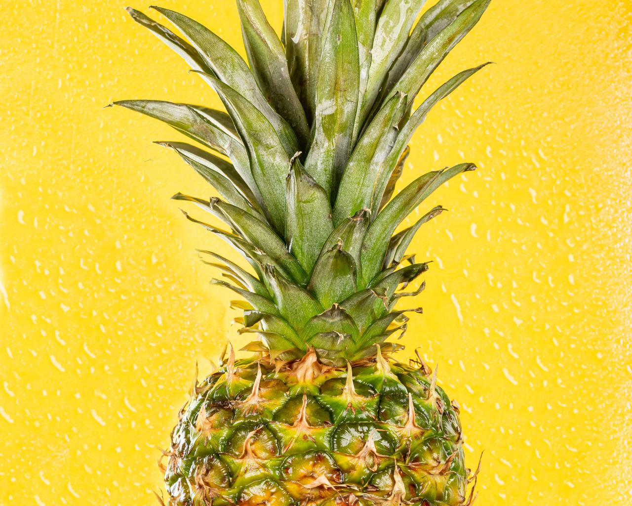 Pineapple Fruit Ripe Yellow