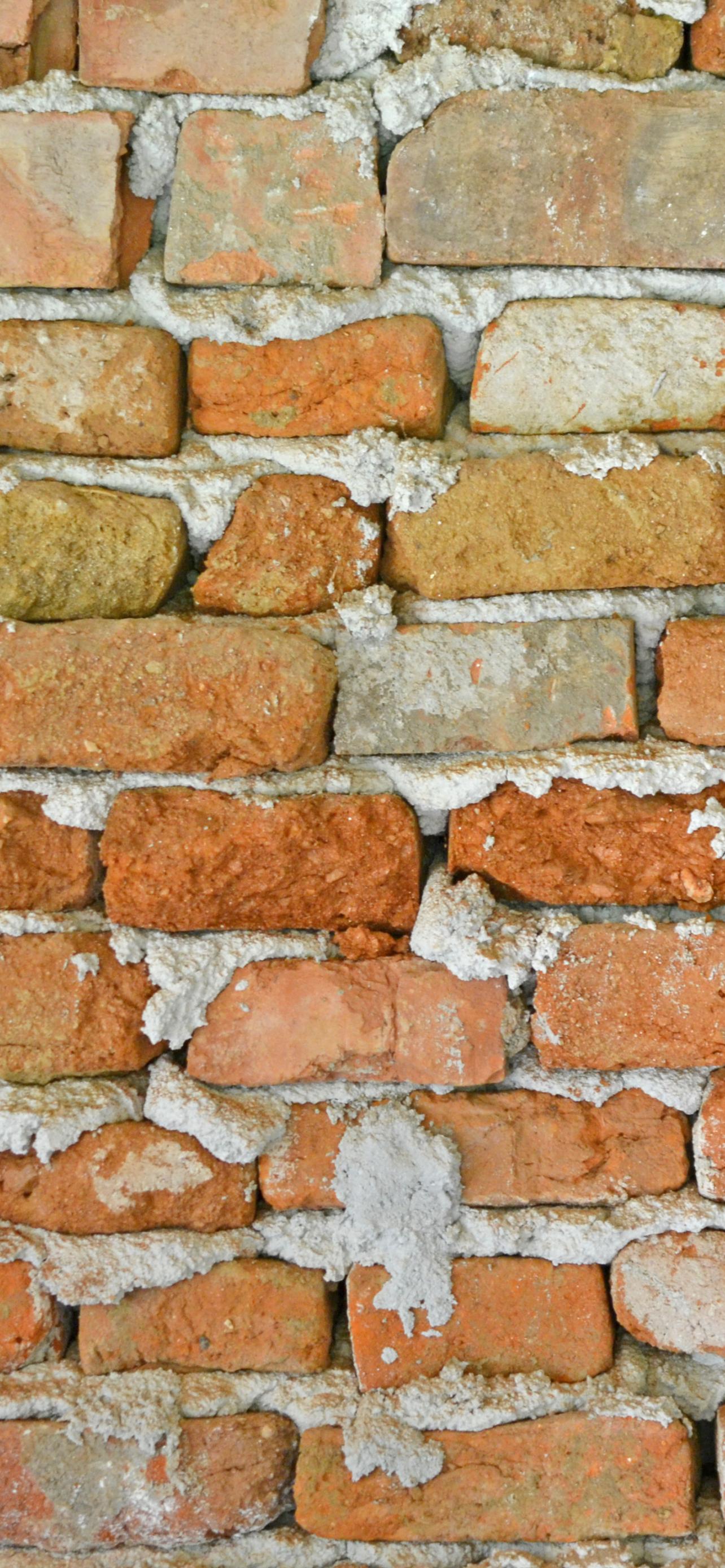 Wall Brick Surface Rough Brown