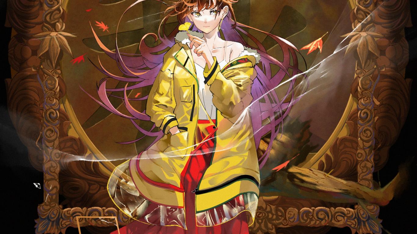 Girl Cloak Anime Art