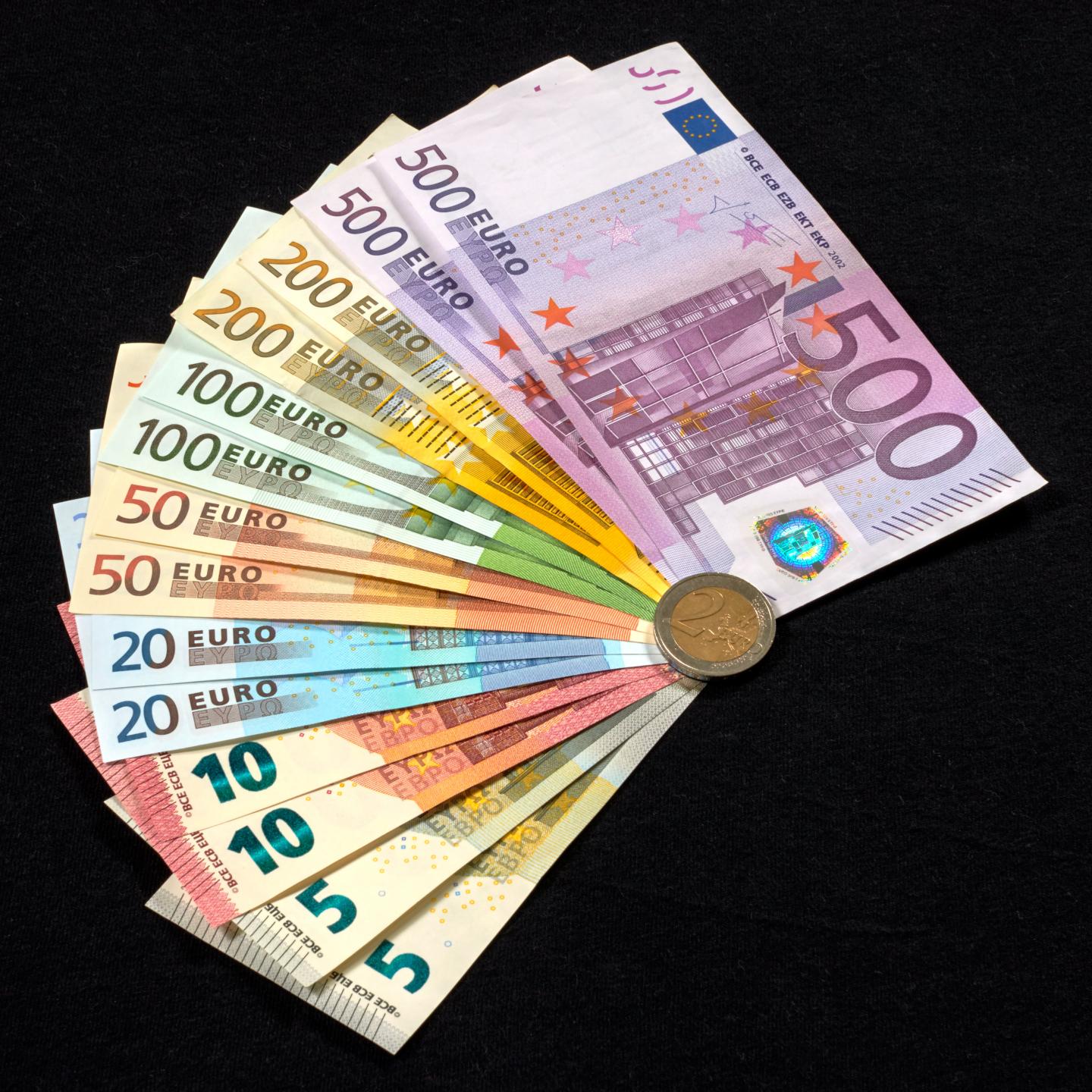 Euro Bills Currency Money