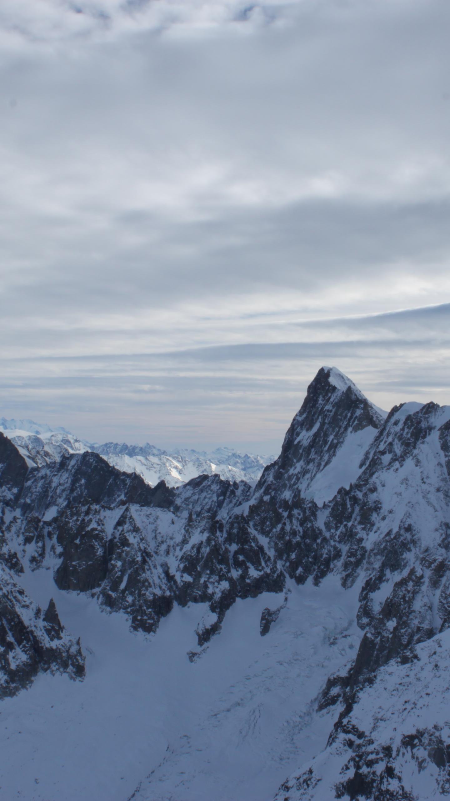 Mountains Relief Snow Winter Nature Landscape