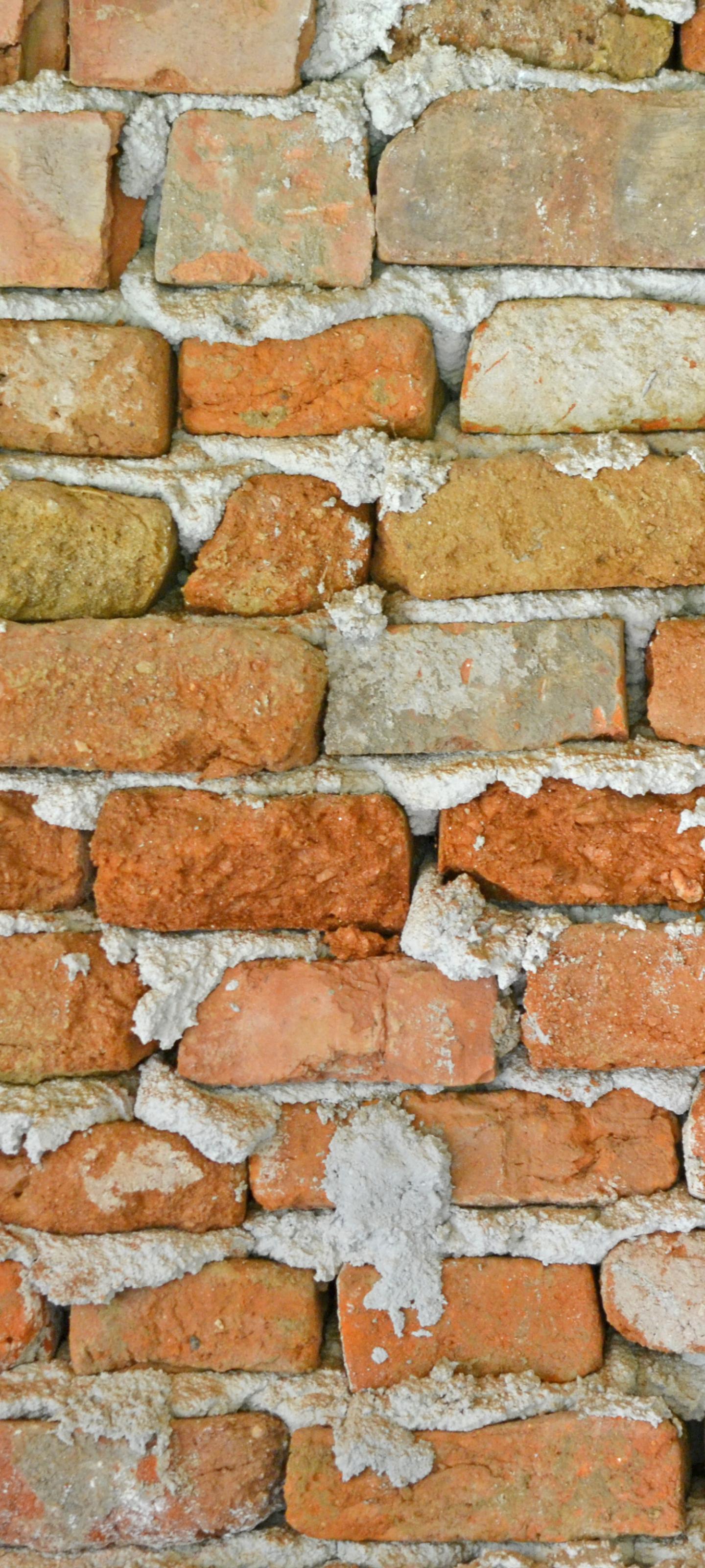 Wall Brick Surface Rough Brown