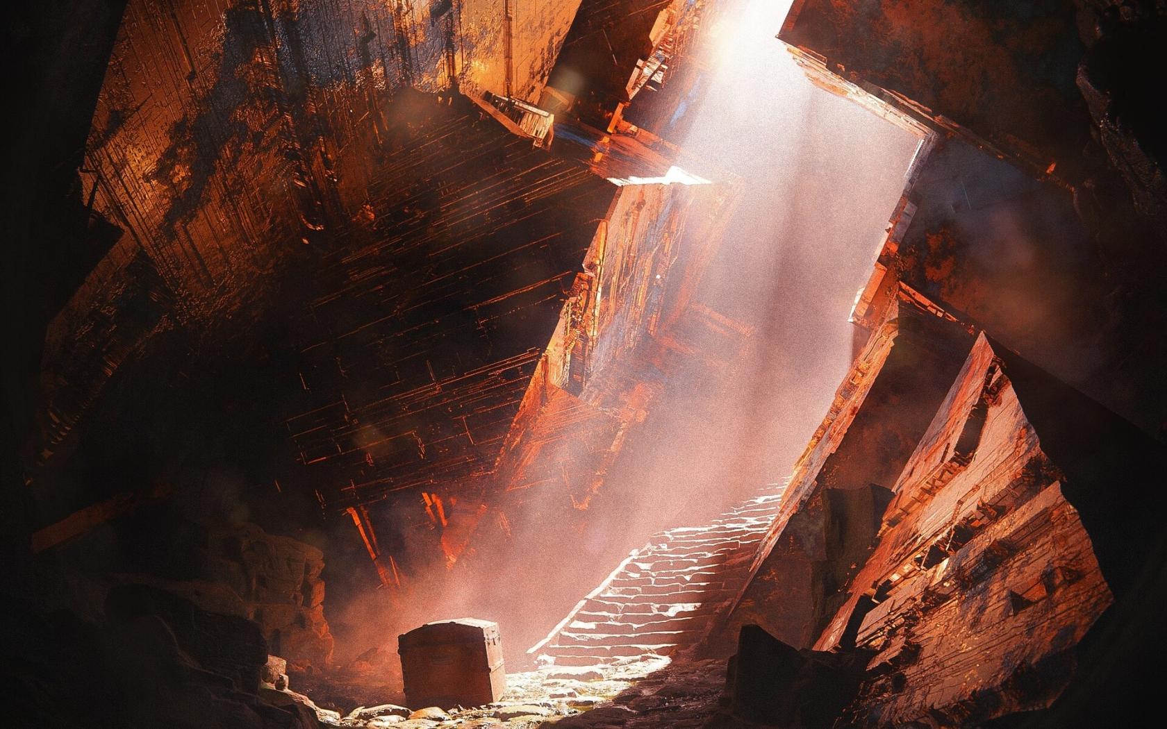 Cave Ruins Chest Dark