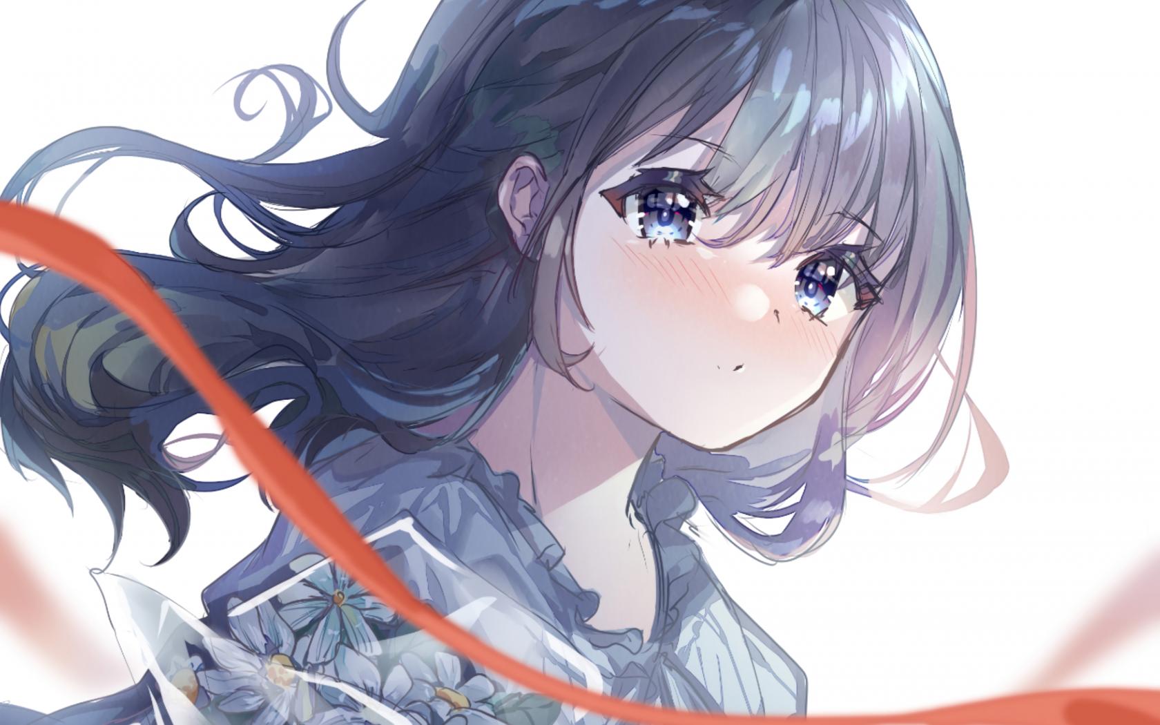 Girl Face Sad Anime