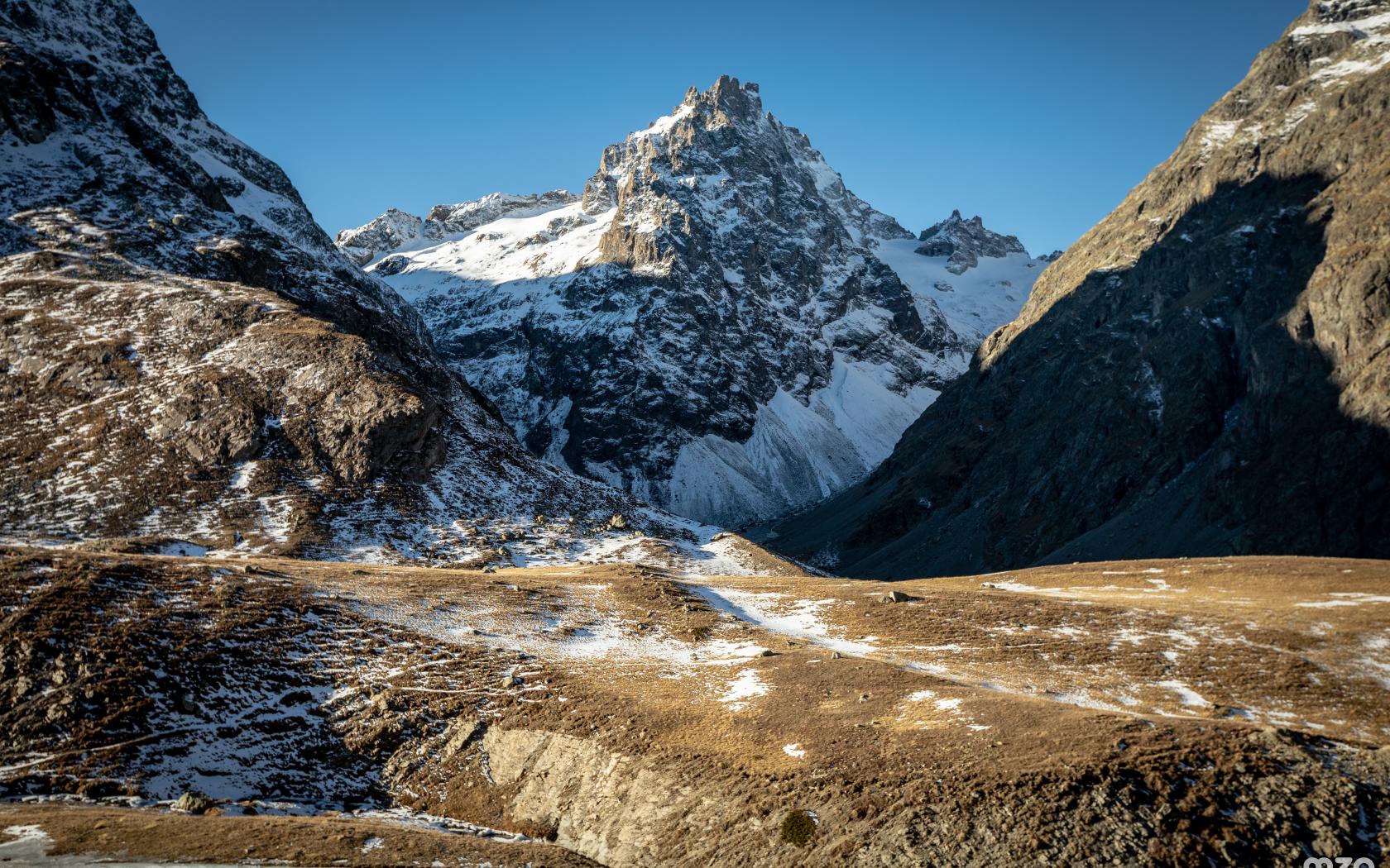 Mountains Peak Snow Nature Landscape