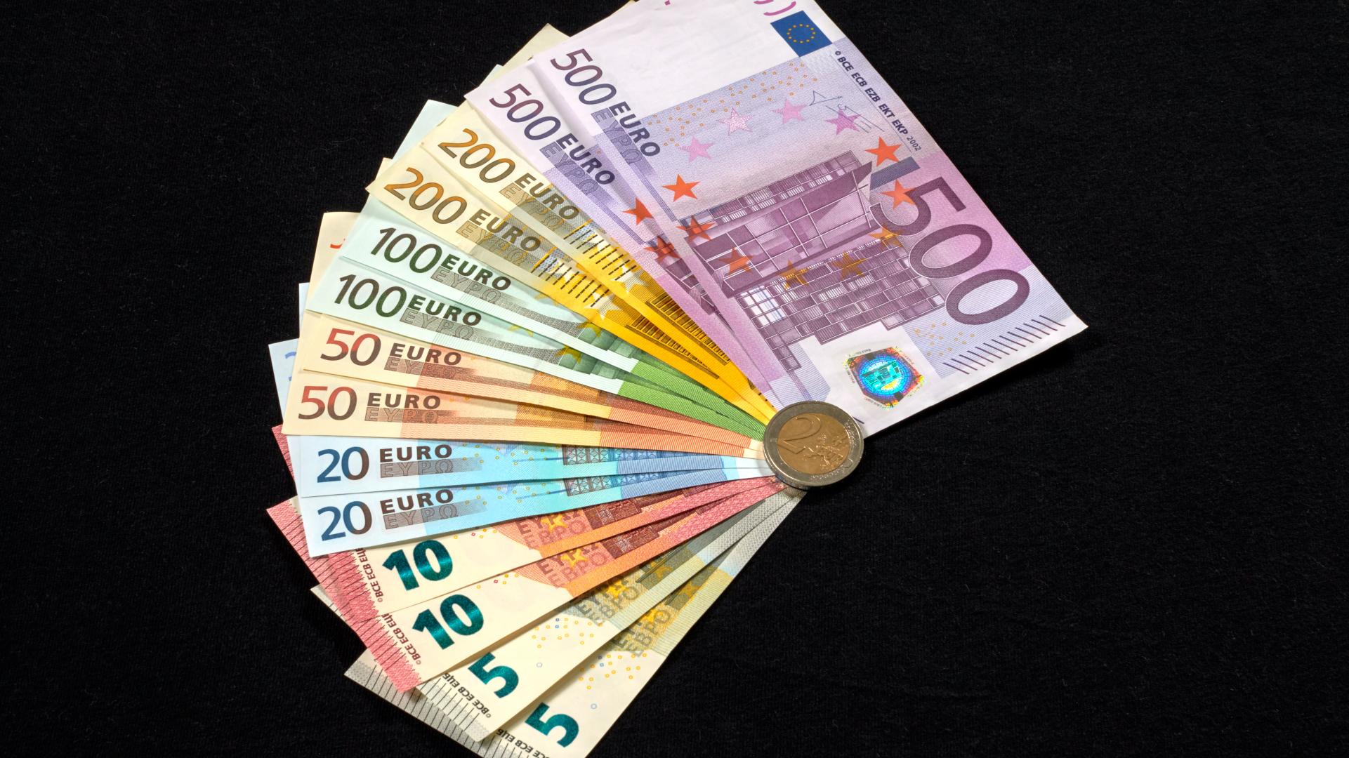 Euro Bills Currency Money