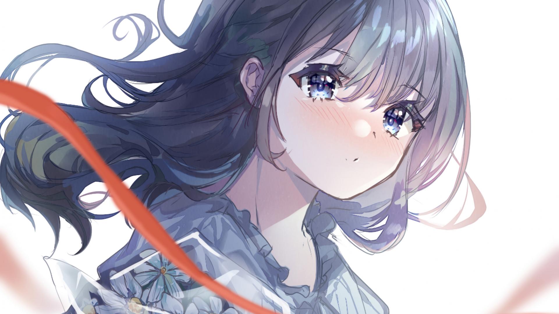 Girl Face Sad Anime