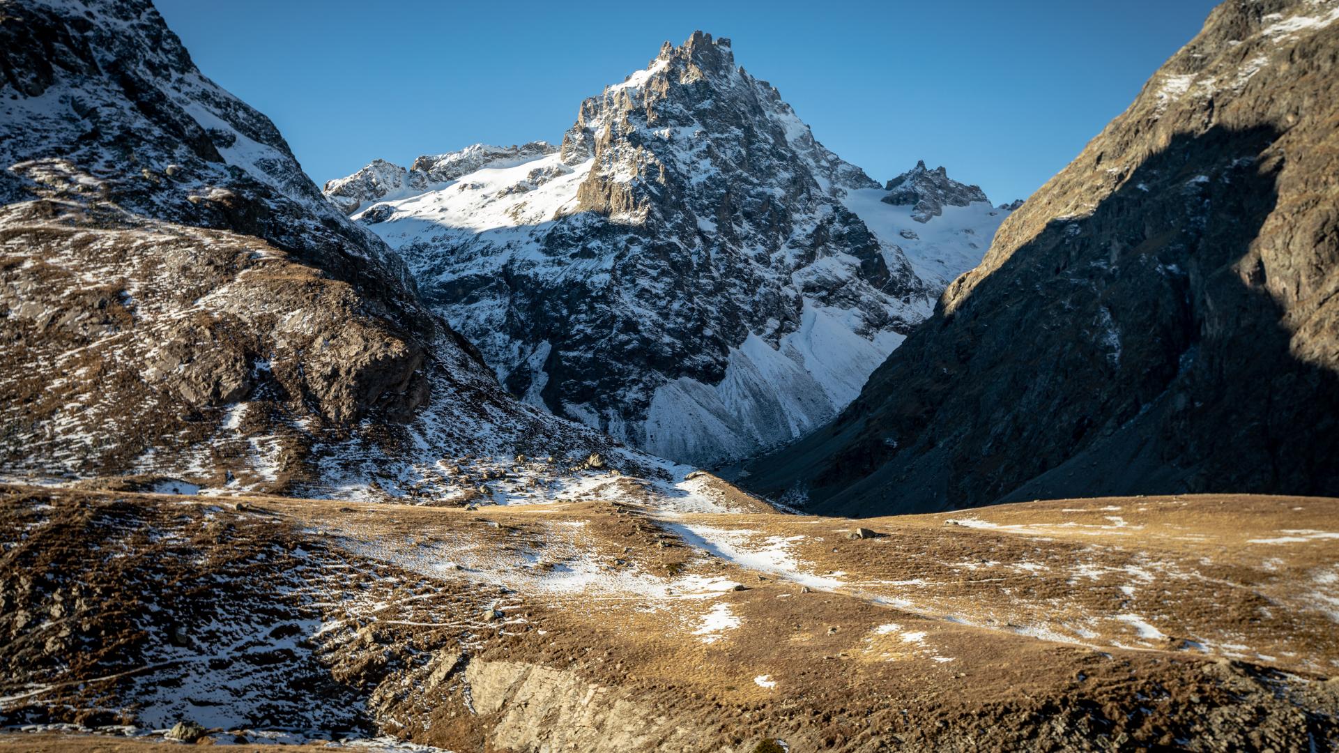 Mountains Peak Snow Nature Landscape