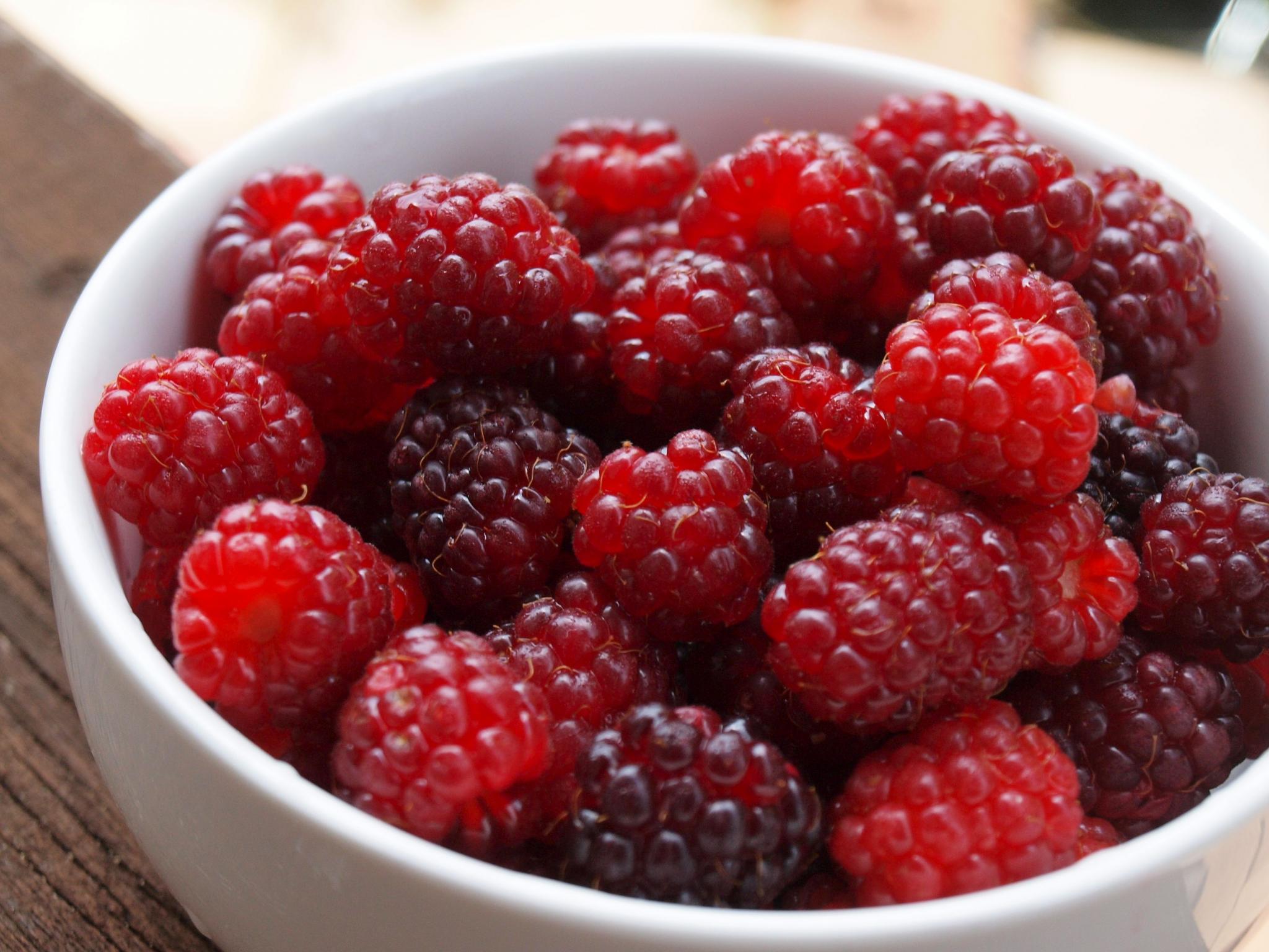 Raspberries Berries Bowl Ripe Fresh