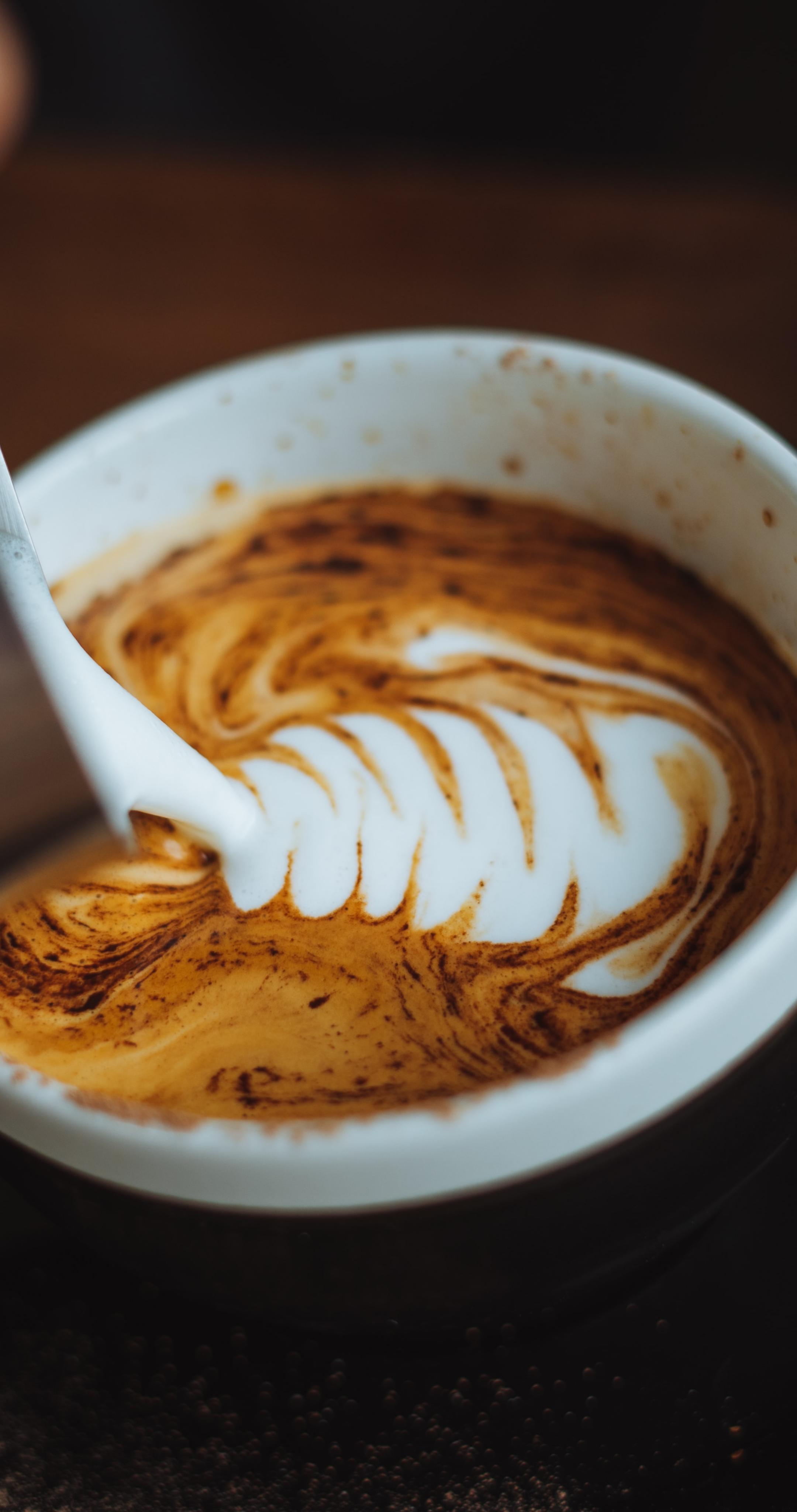 Cappuccino Coffee Cream Foam Cup Drink
