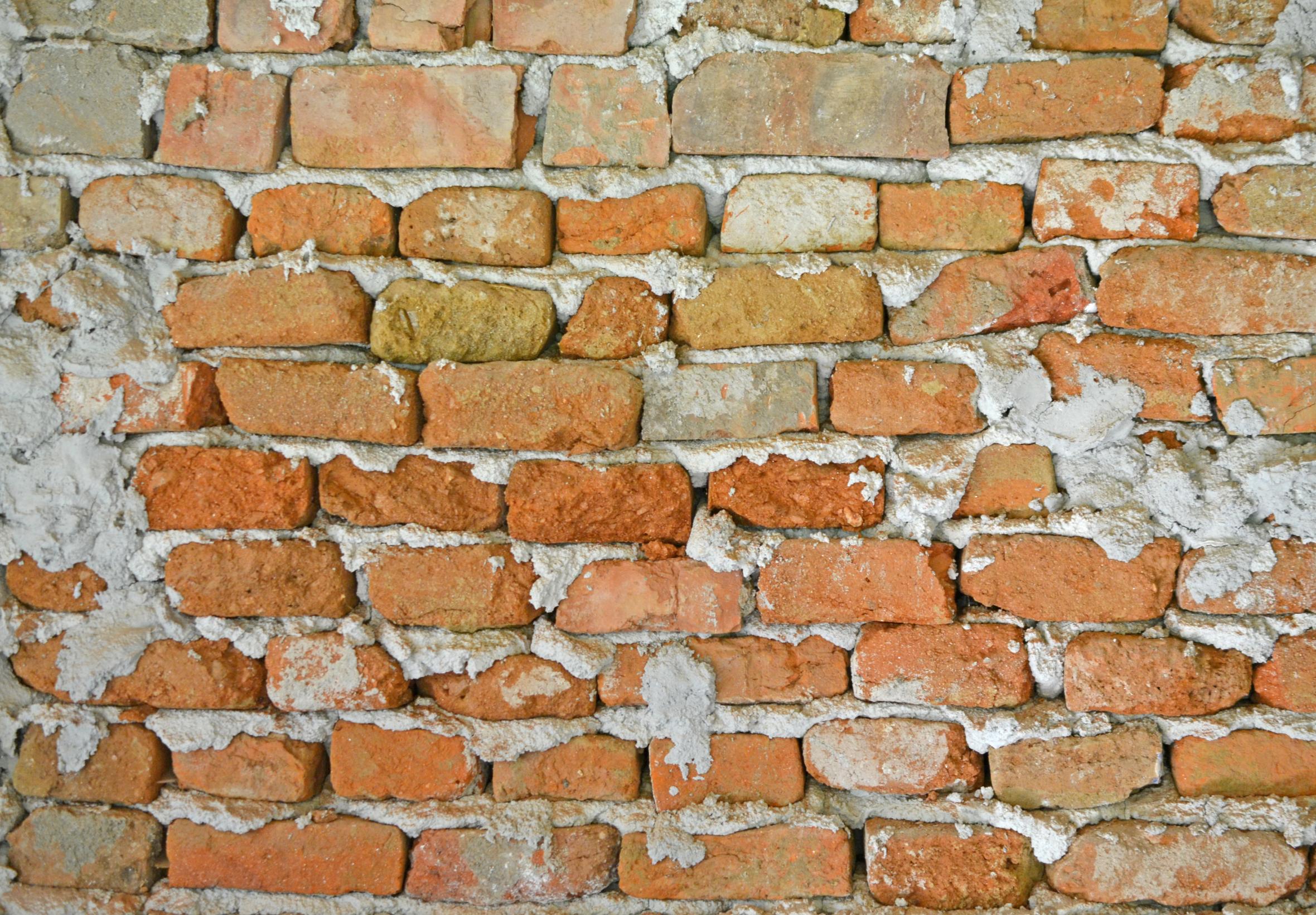 Wall Brick Surface Rough Brown