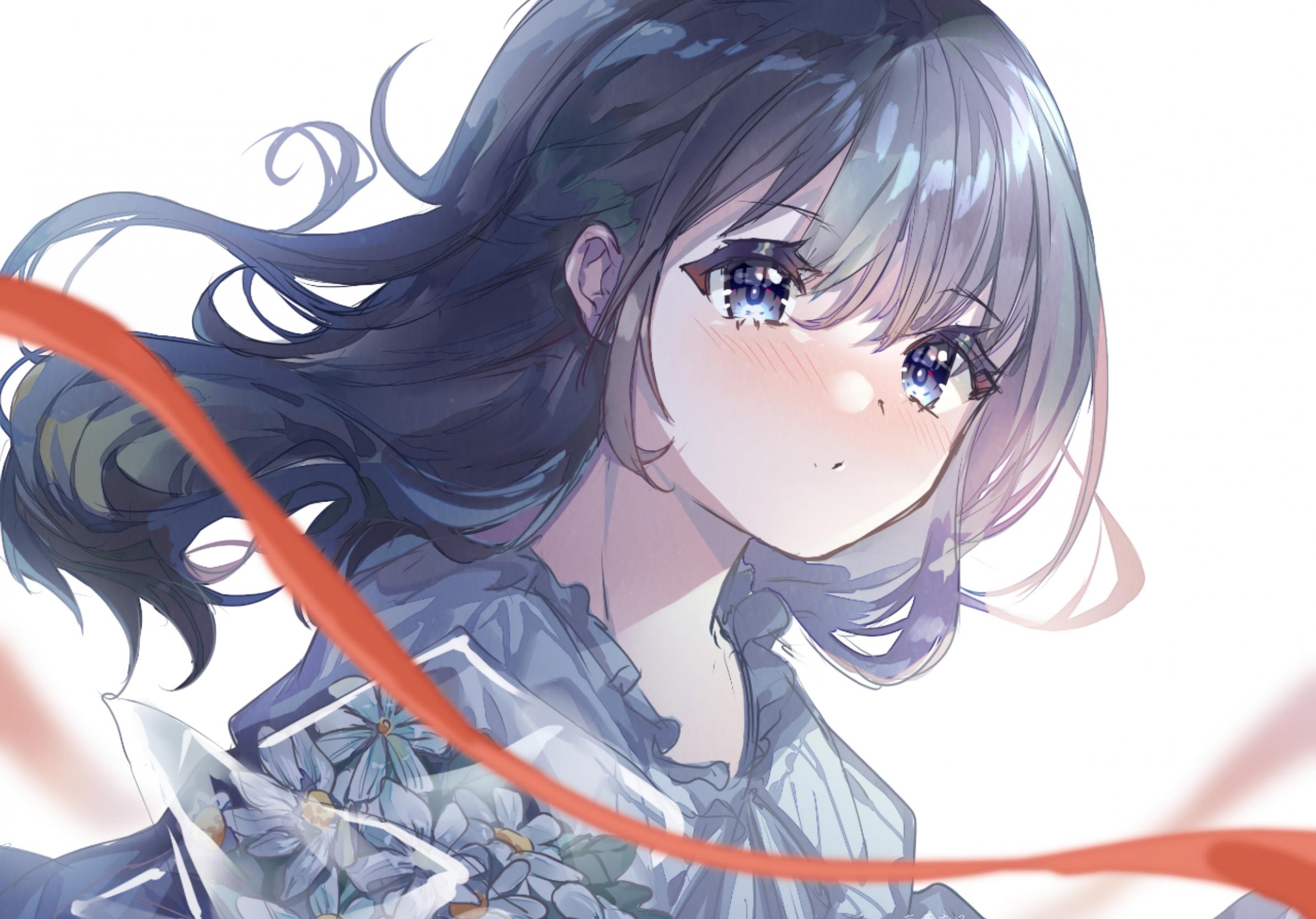 Girl Face Sad Anime