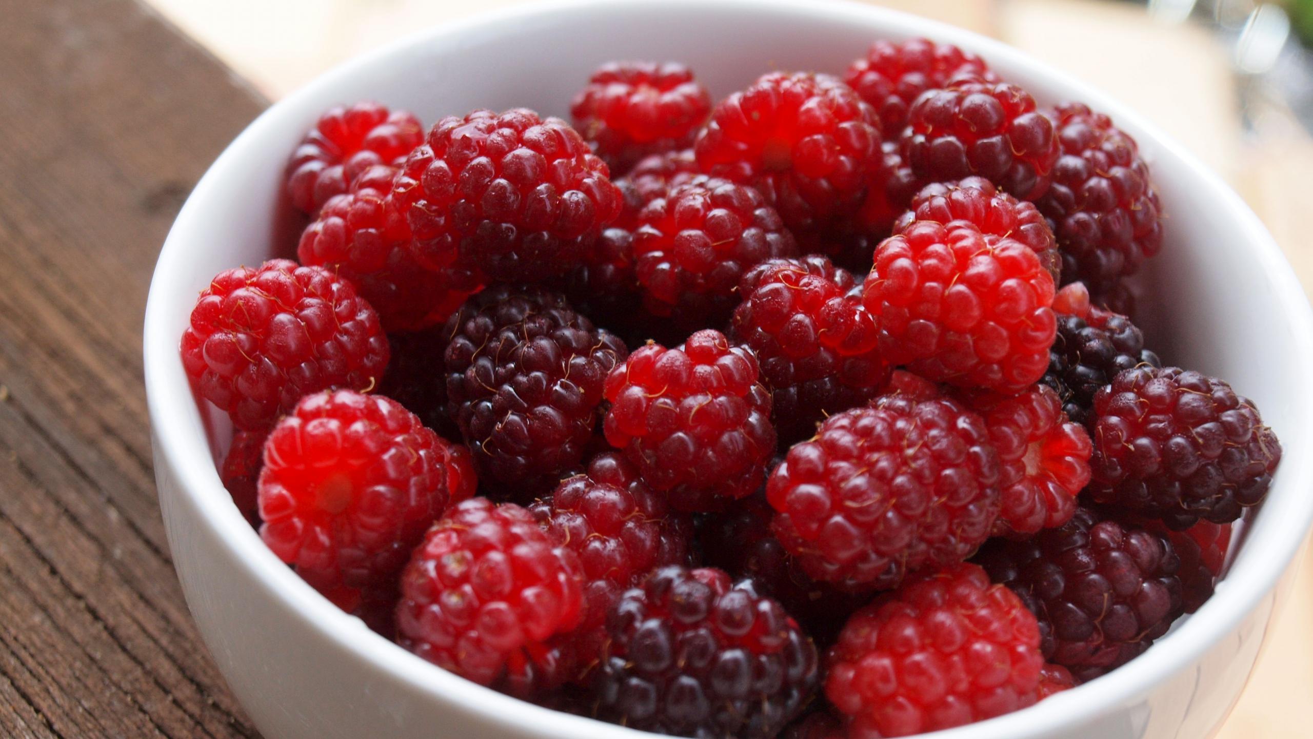 Raspberries Berries Bowl Ripe Fresh