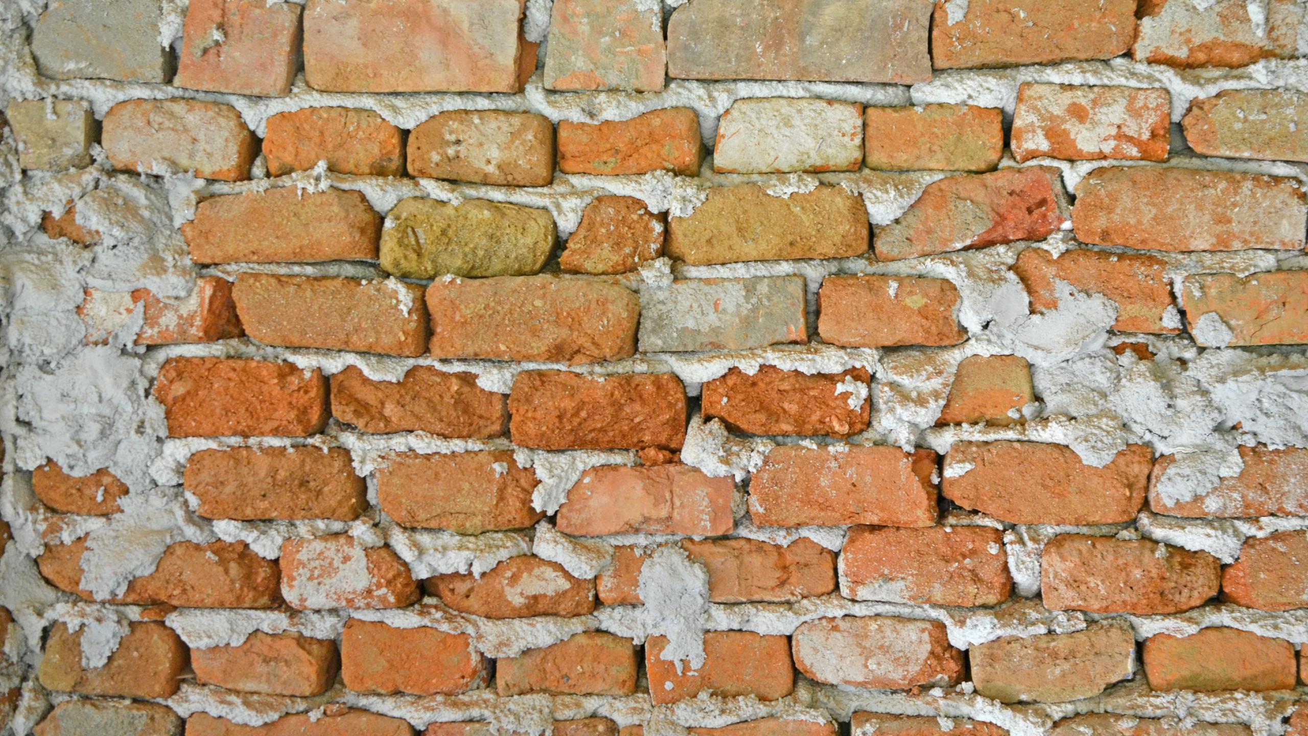 Wall Brick Surface Rough Brown