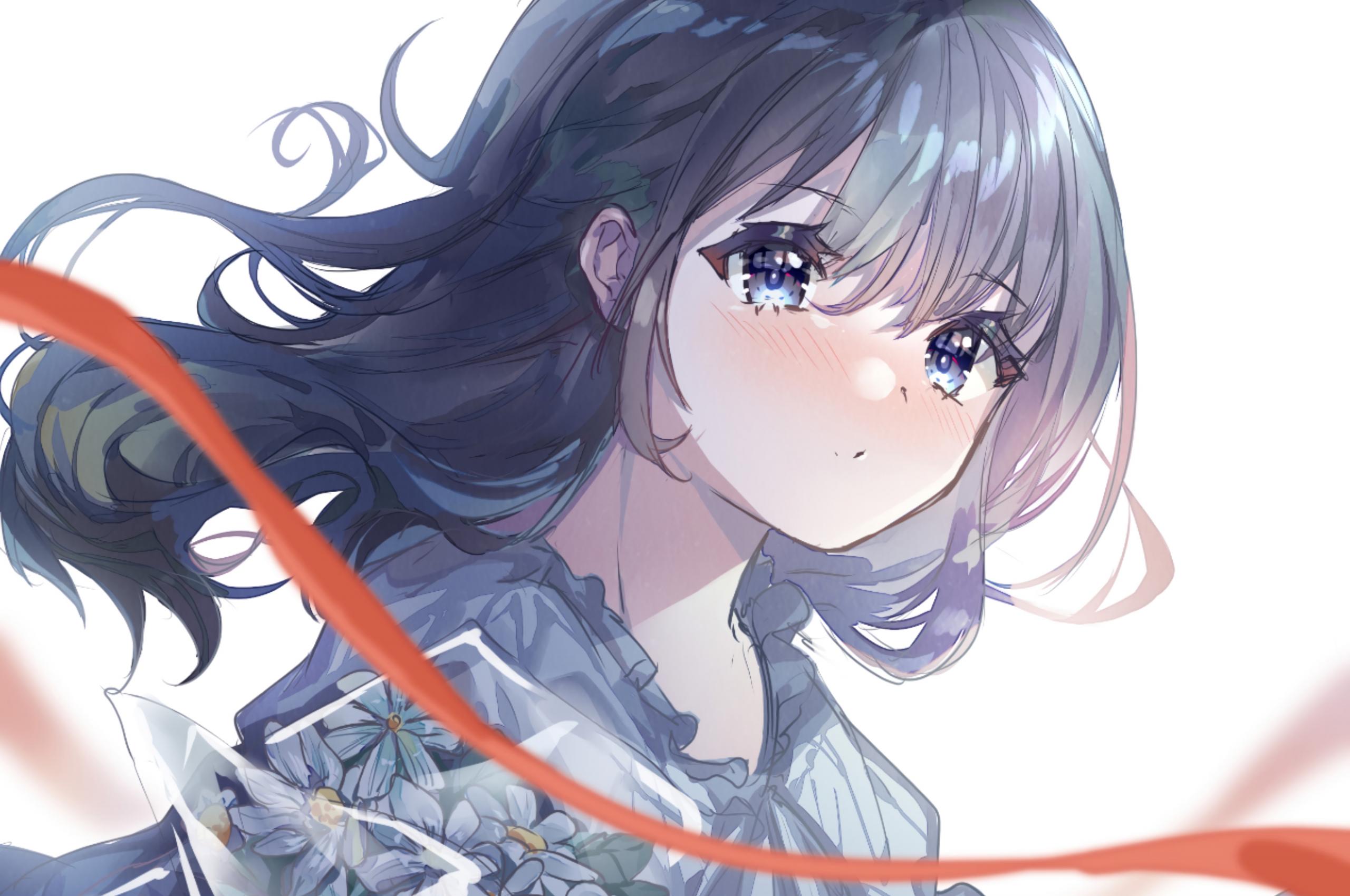 Girl Face Sad Anime