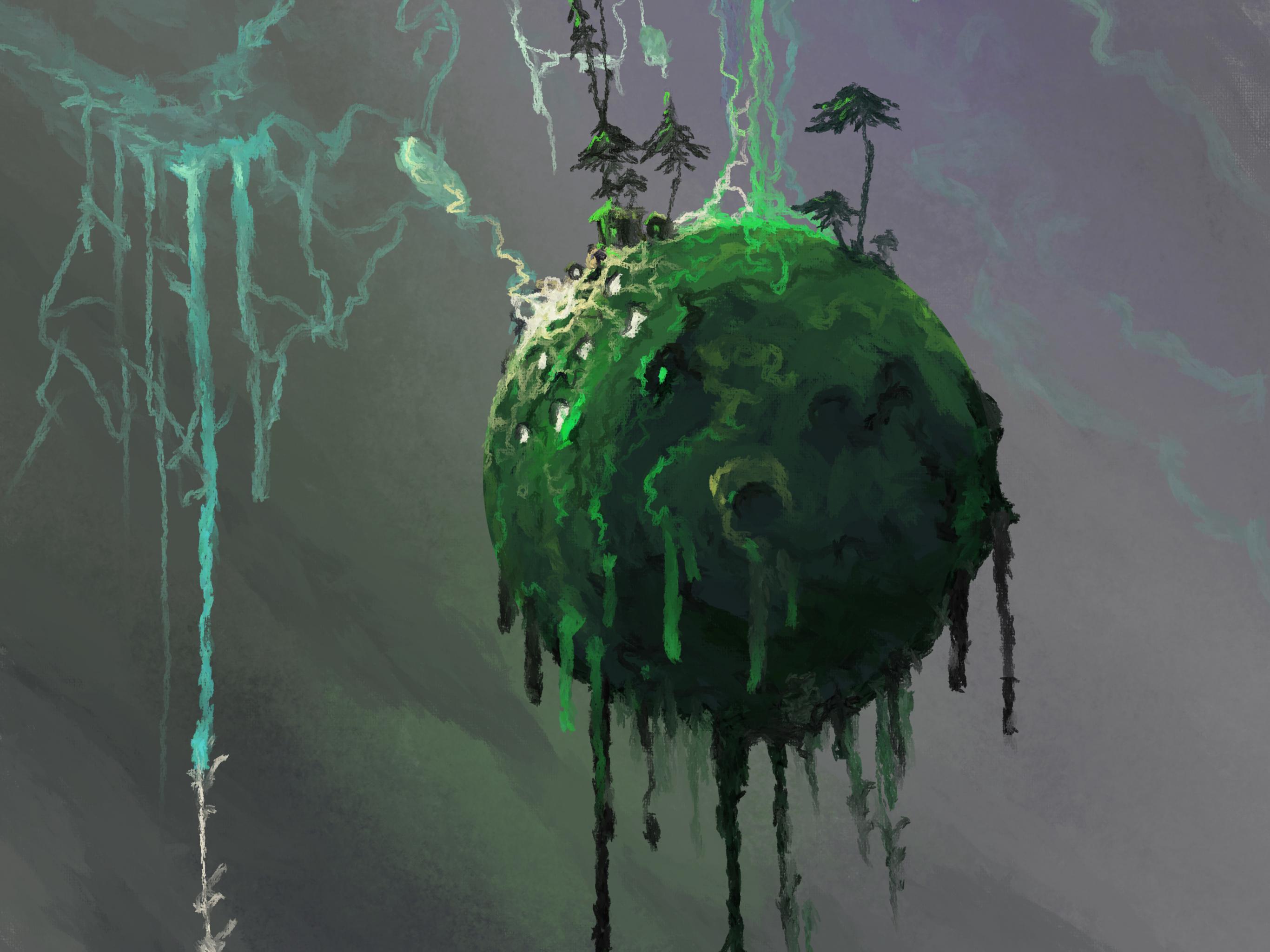Ball Trees Sphere Art