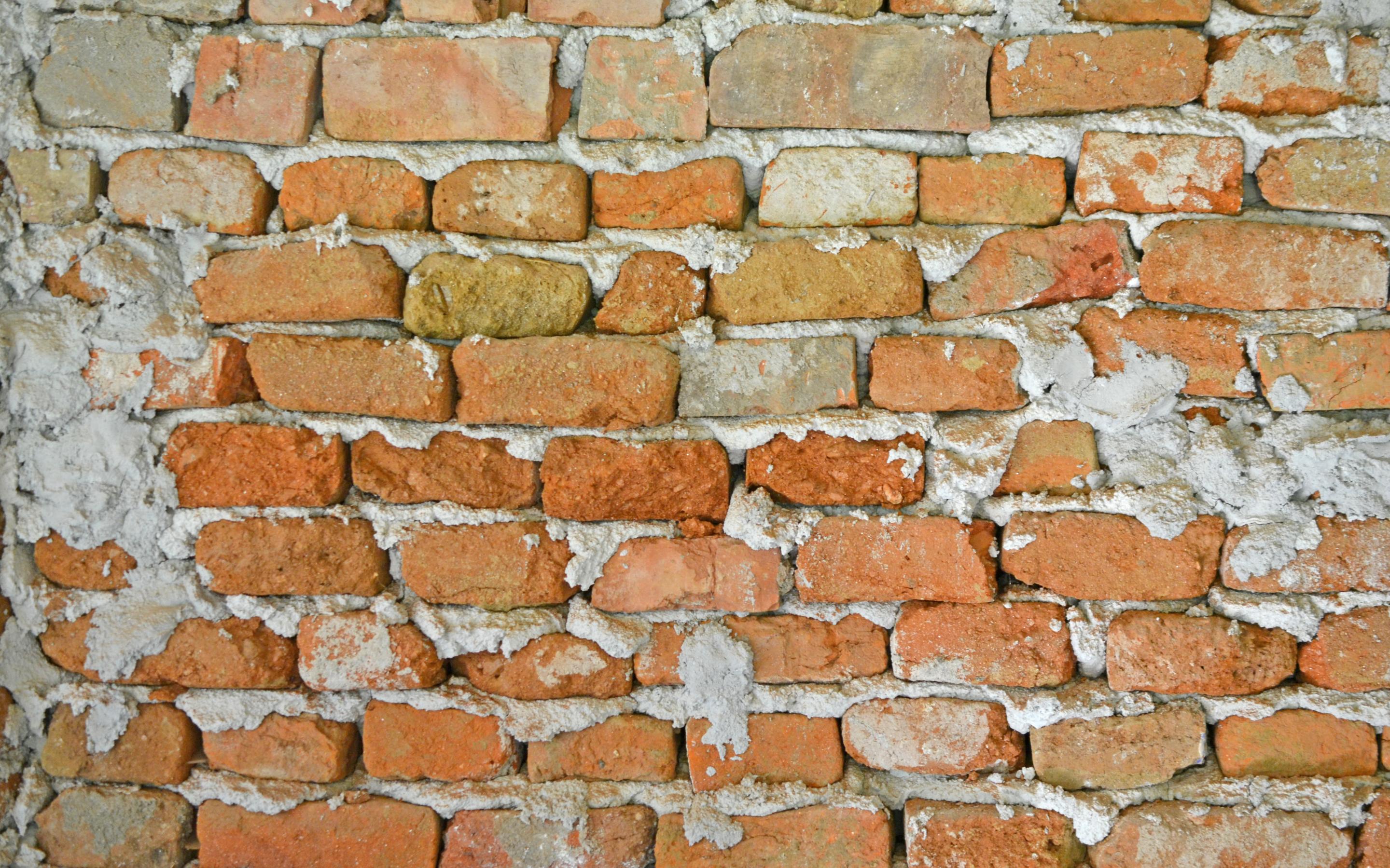 Wall Brick Surface Rough Brown