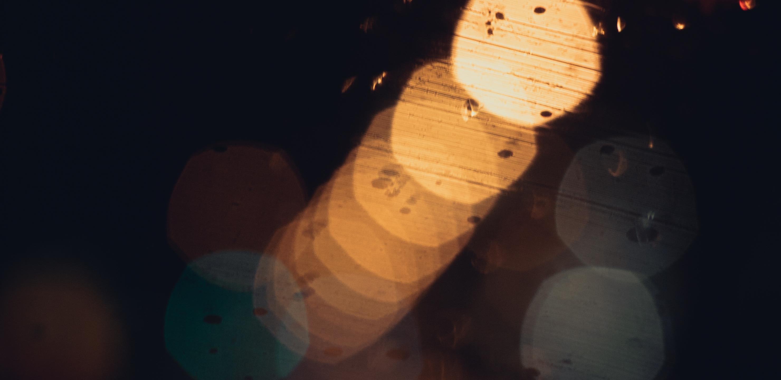 Bokeh Glare Glass Drops Macro