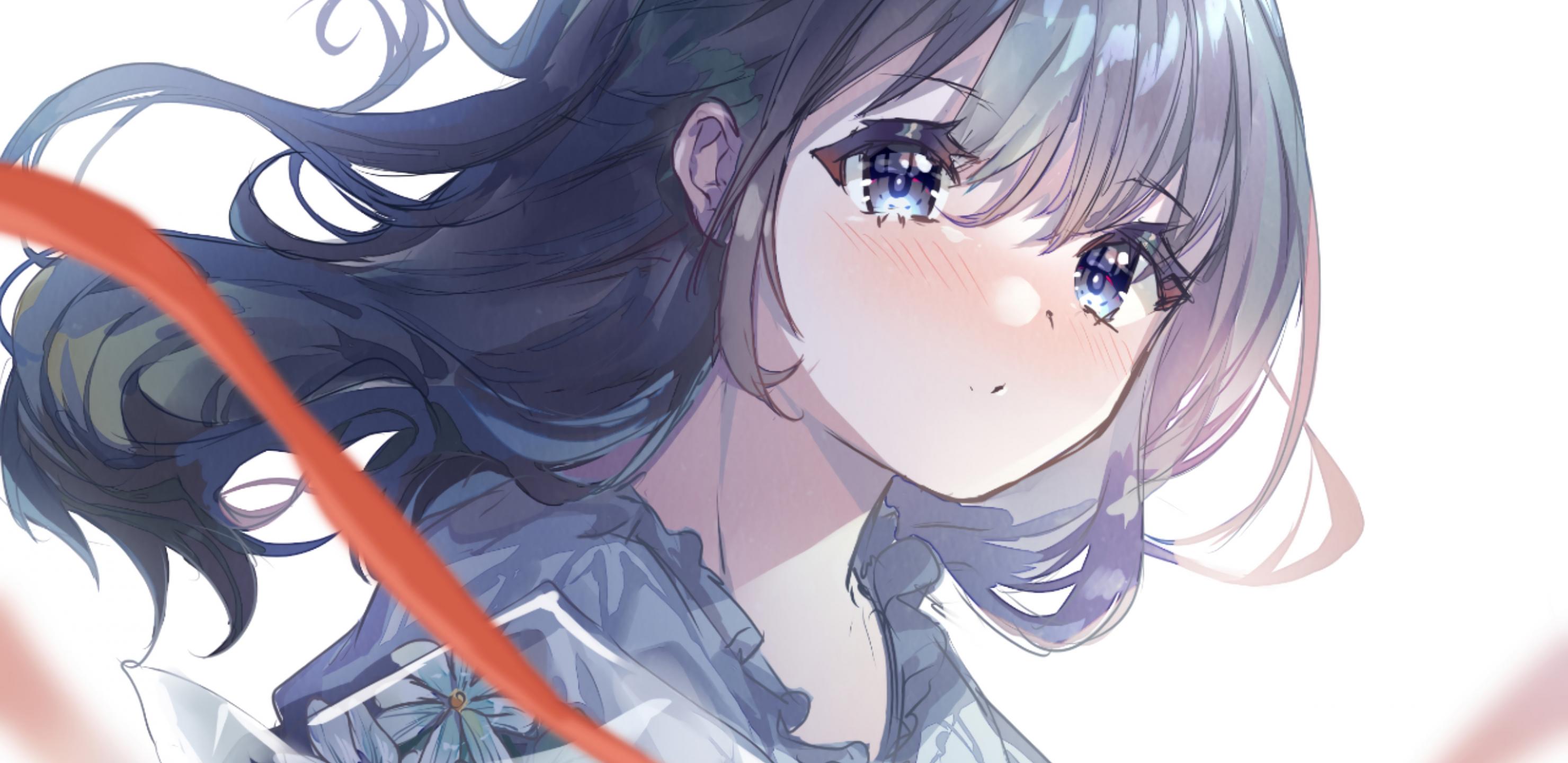 Girl Face Sad Anime