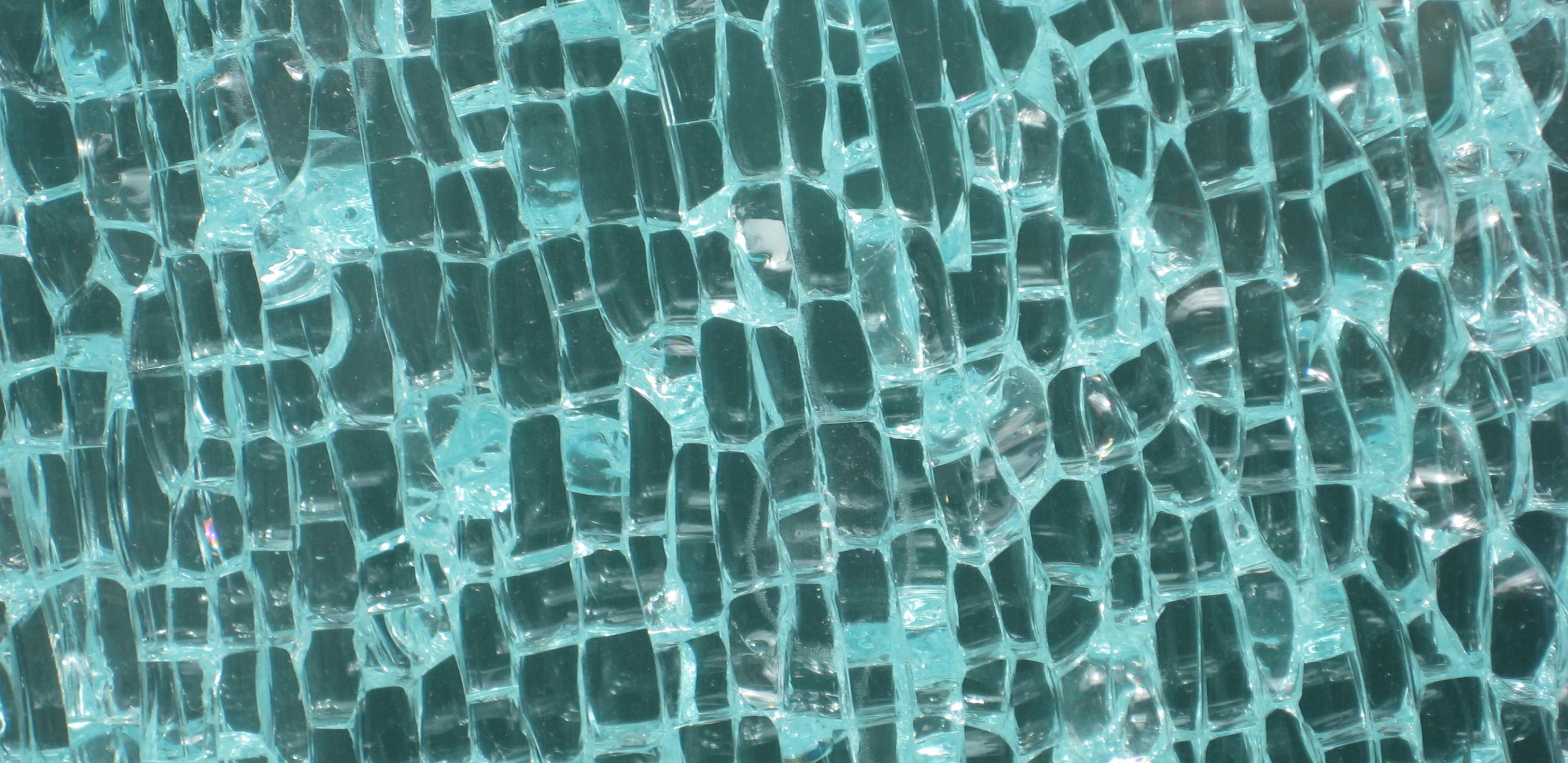 Glass Cranny Shards Broken Blue Texture