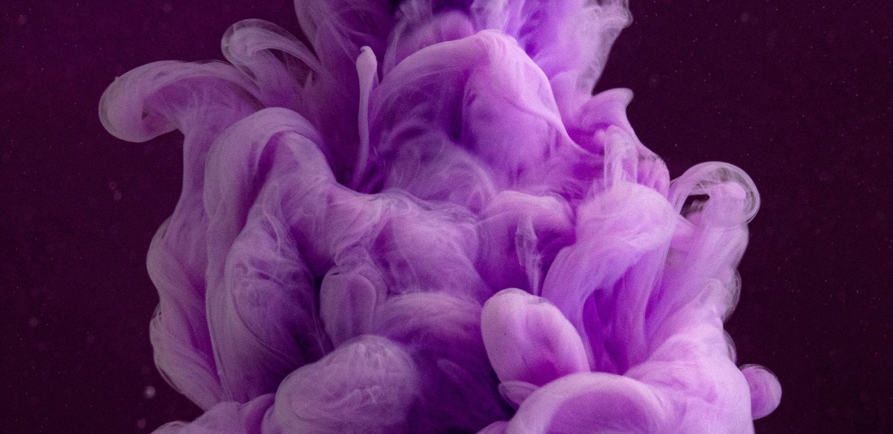 Ink Clot Purple Macro