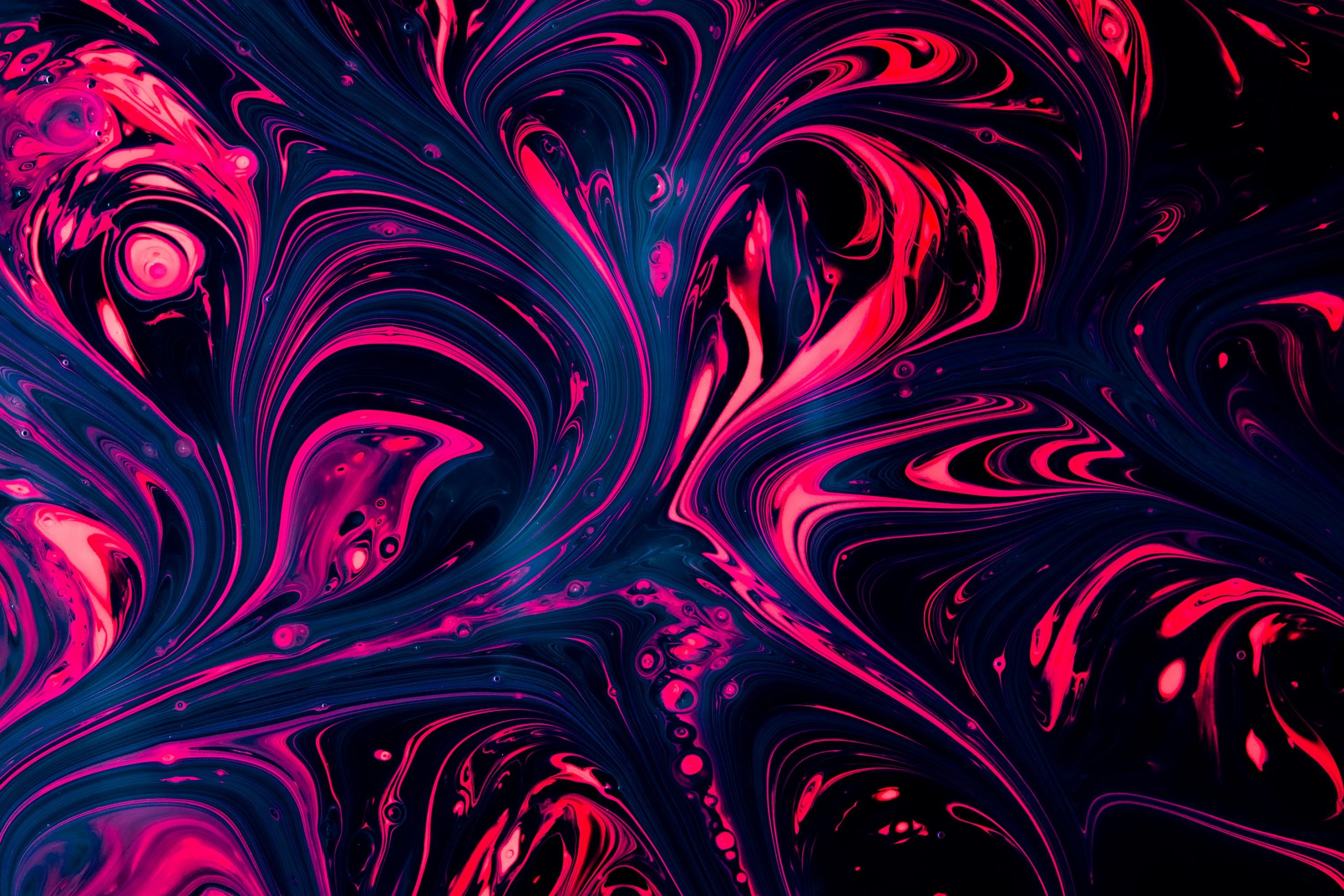Paint Stains Abstraction Purple
