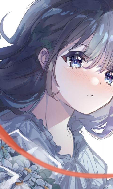 Girl Face Sad Anime