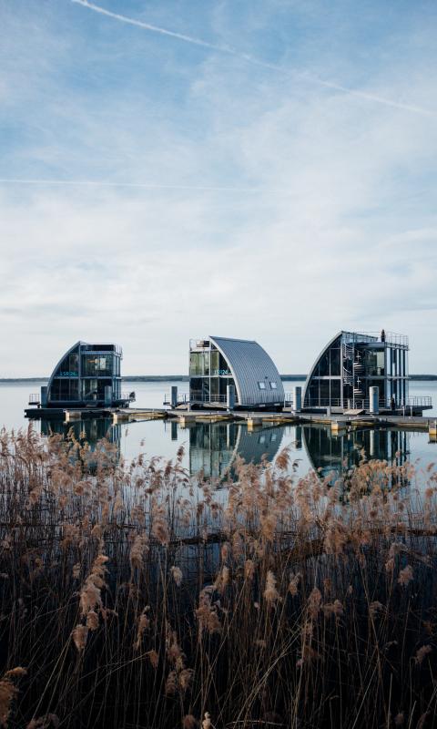 Reeds Lake Pier Buildings