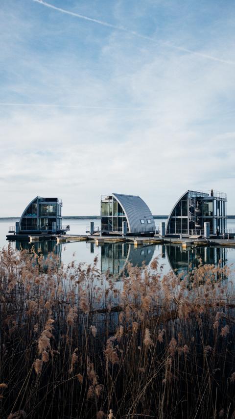 Reeds Lake Pier Buildings