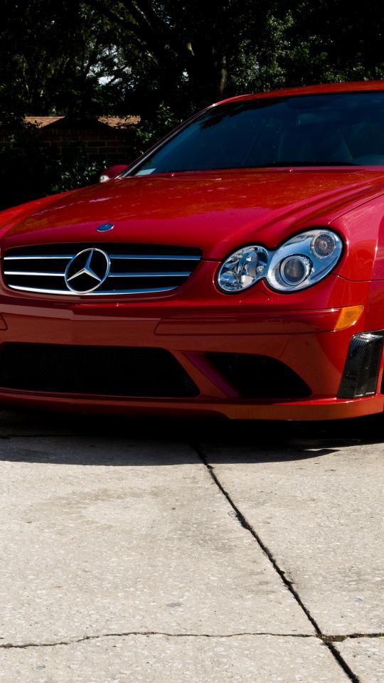 Mercedes Car Red Parking