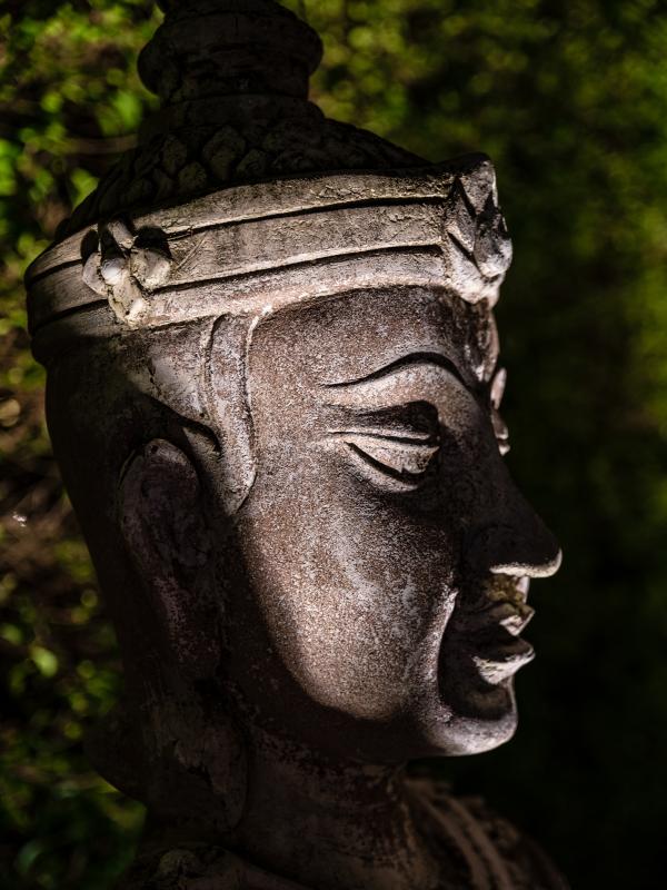 Deity God Statue Religion Dark