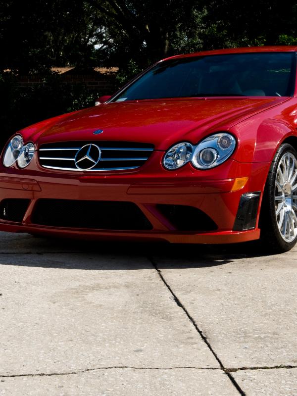 Mercedes Car Red Parking